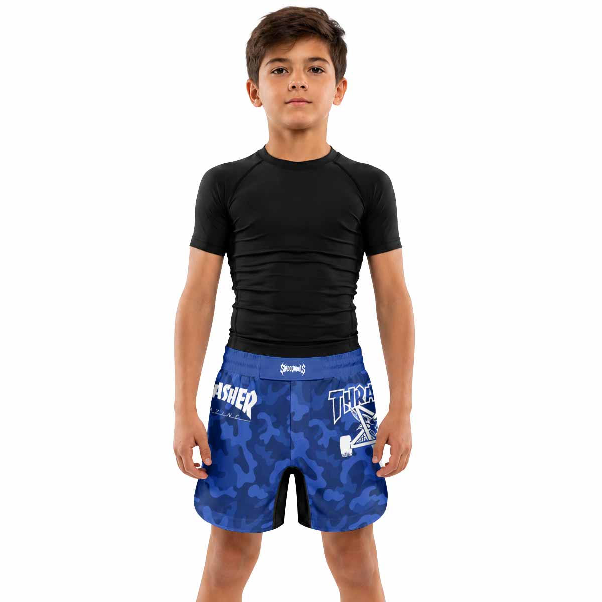 Thrasher Camo Kids Grappling Shorts