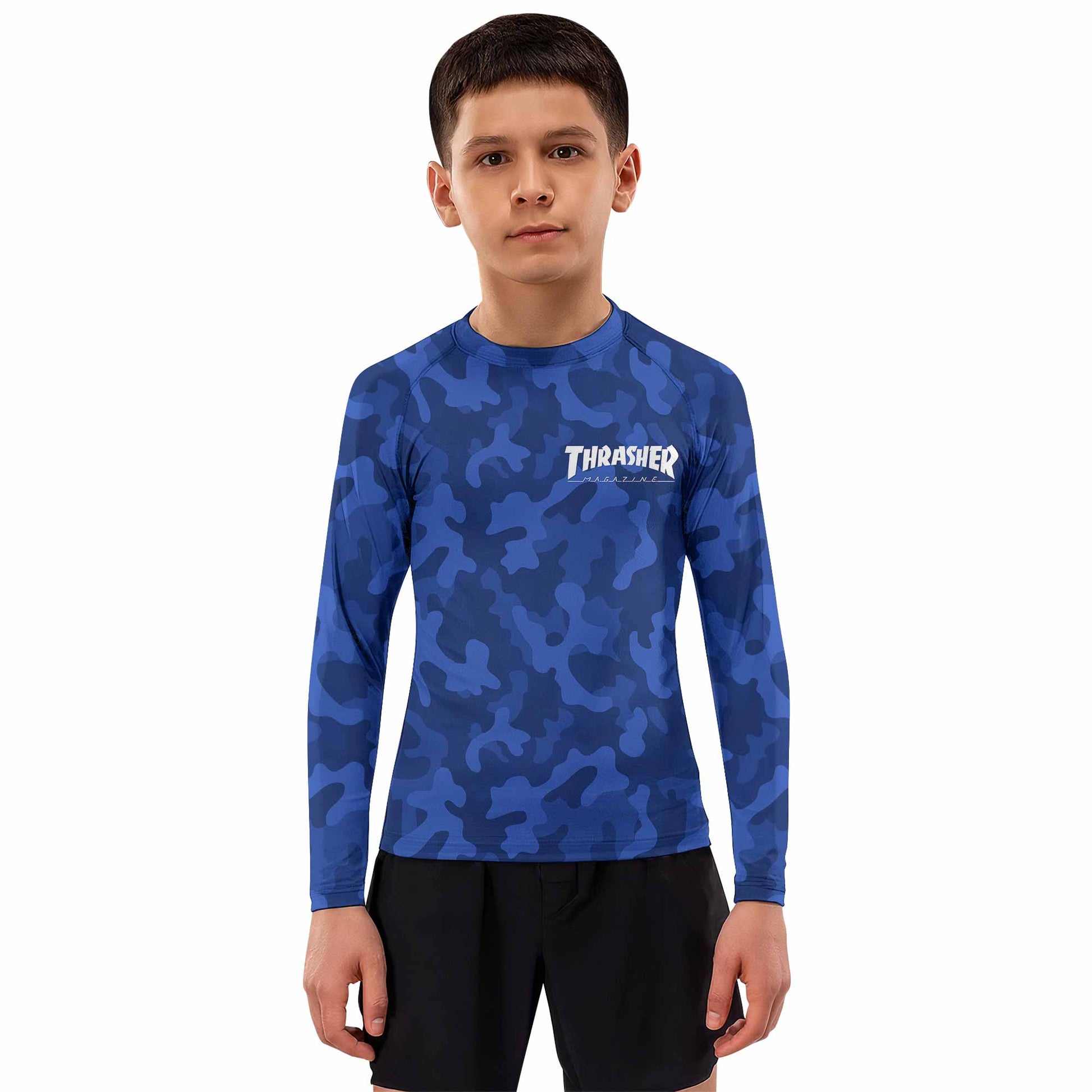 Thrasher Camo Kids Rash Guard
