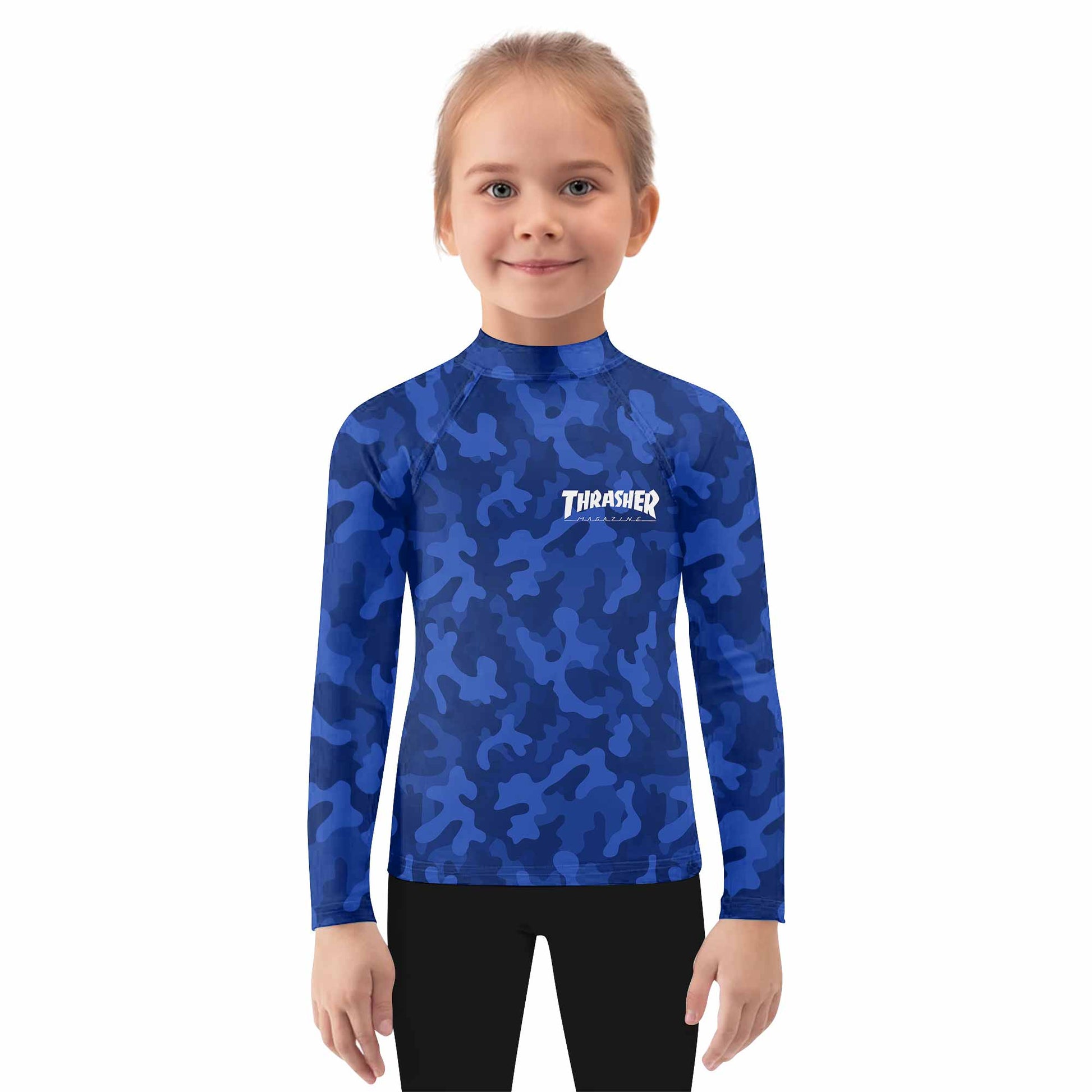 Thrasher Camo Kids Rash Guard