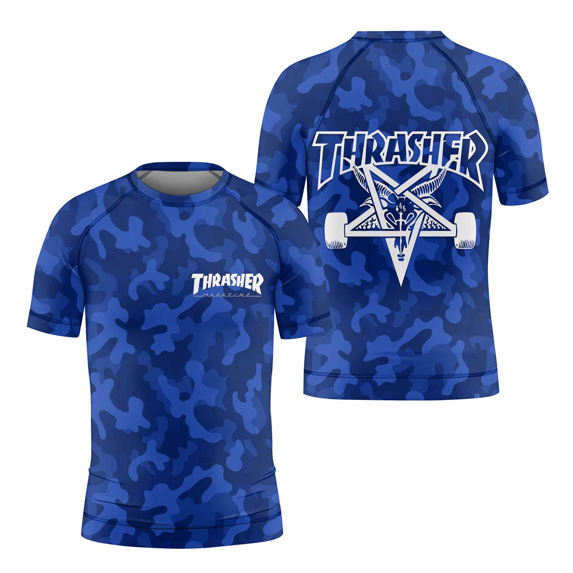 Thrasher Camo Kids Rash Guard
