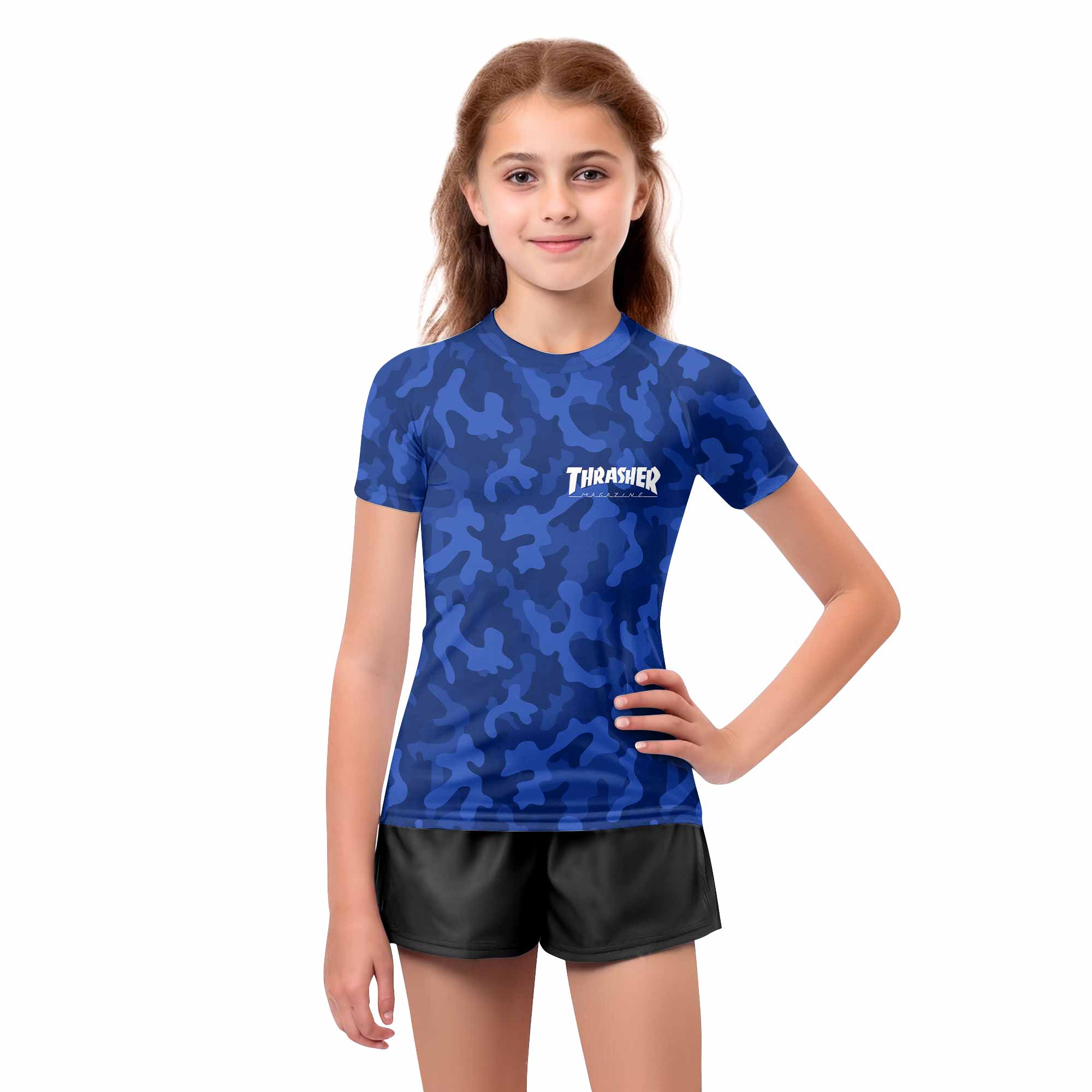 Thrasher Camo Kids Rash Guard