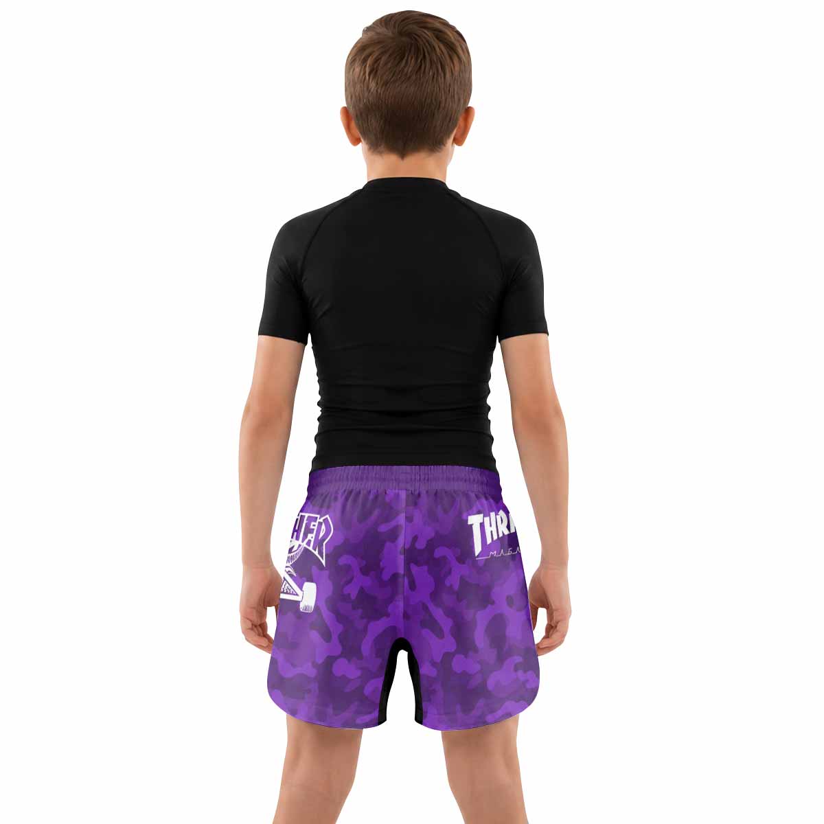 Thrasher Camo Kids Grappling Shorts