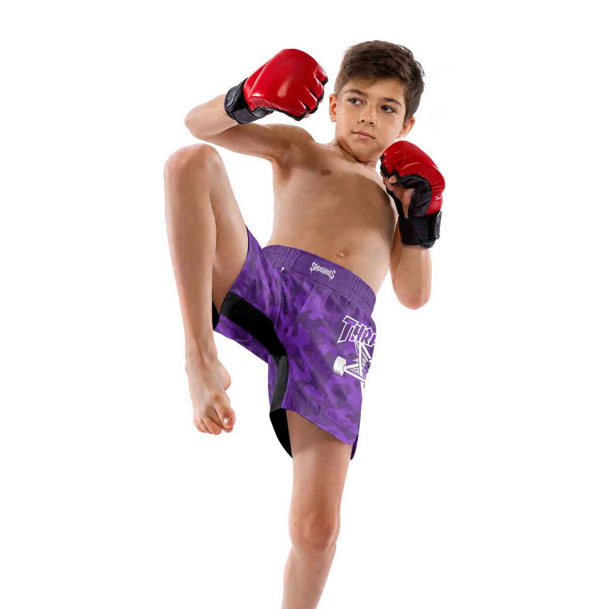 Thrasher Camo Kids Grappling Shorts
