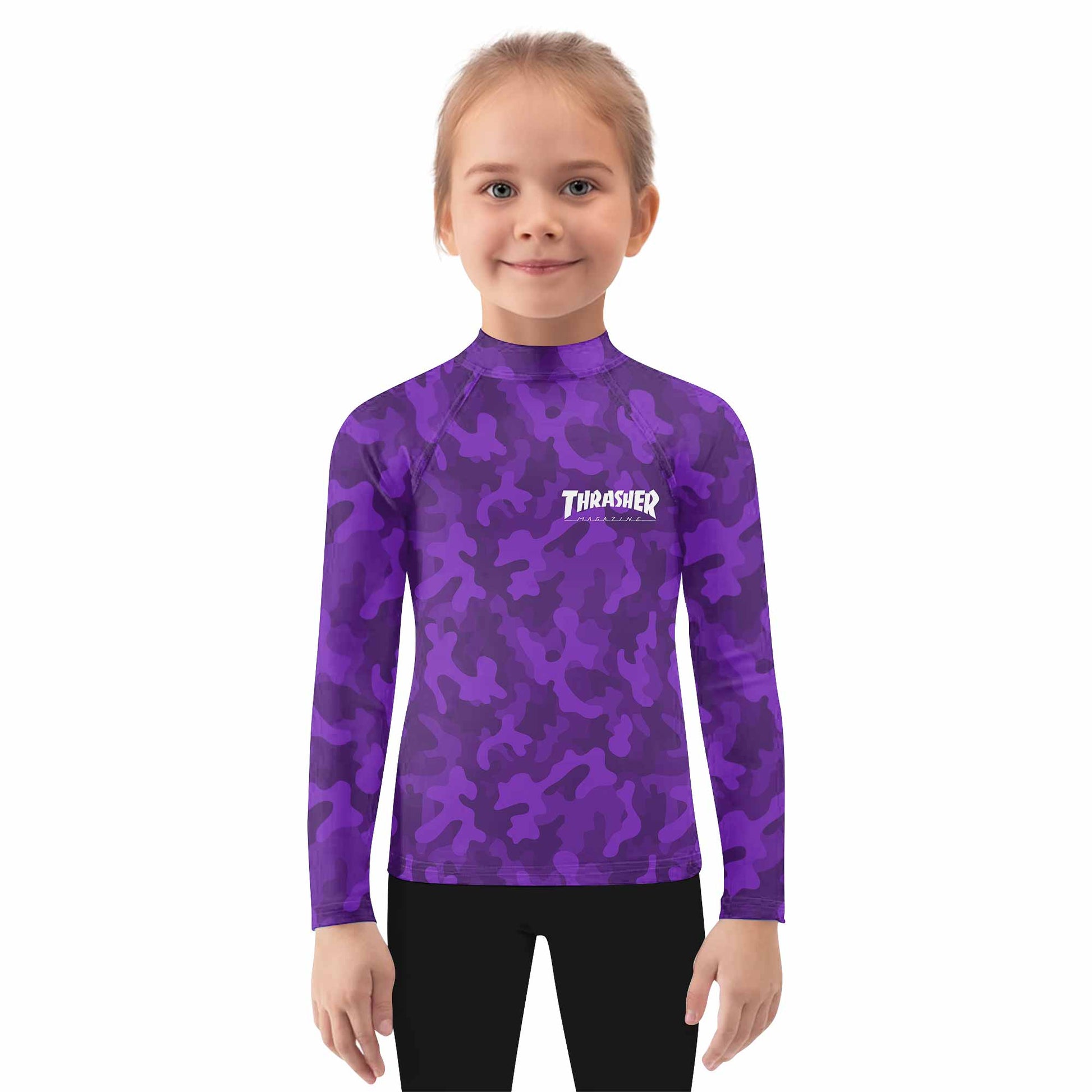 Thrasher Camo Kids Rash Guard