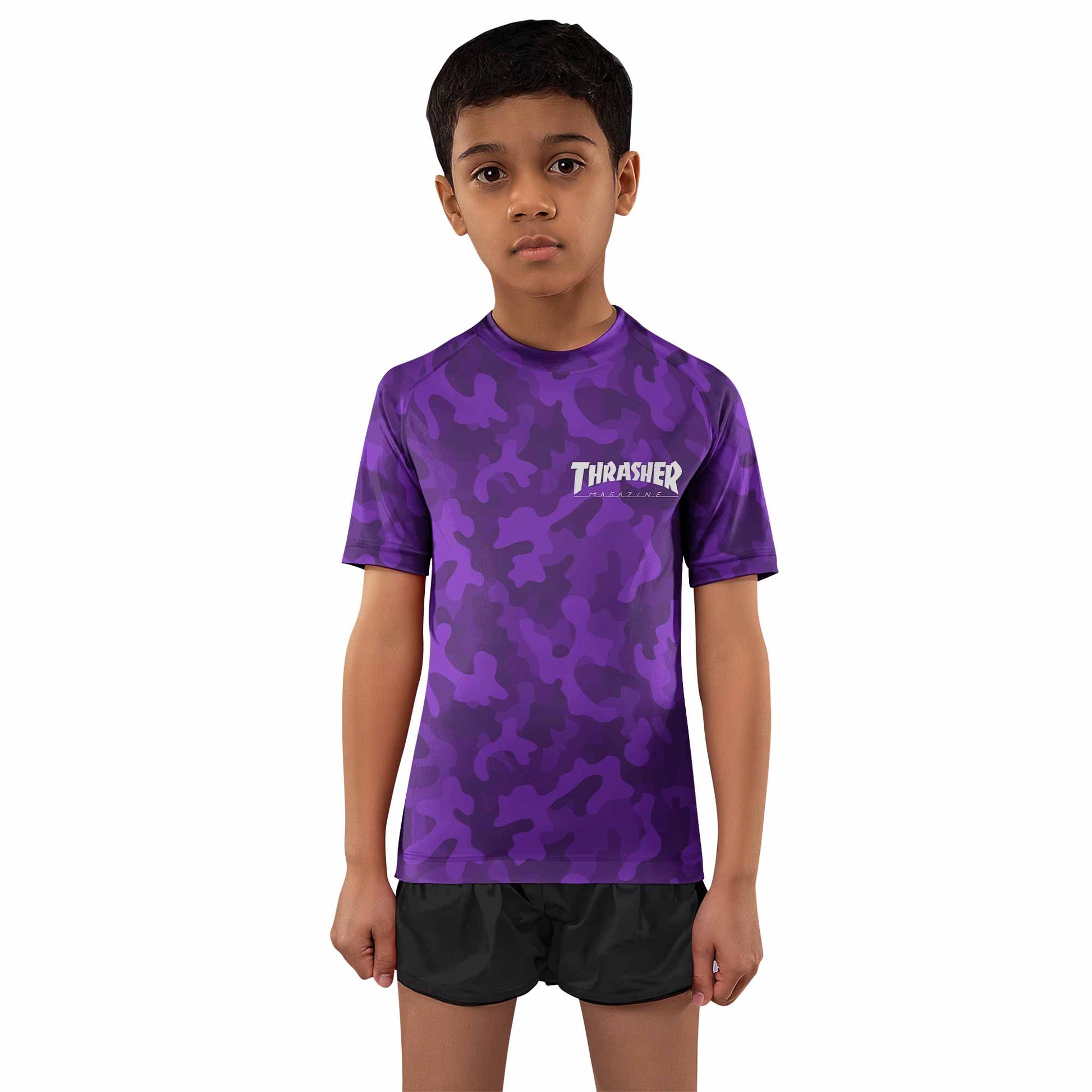 Thrasher Camo Kids Rash Guard