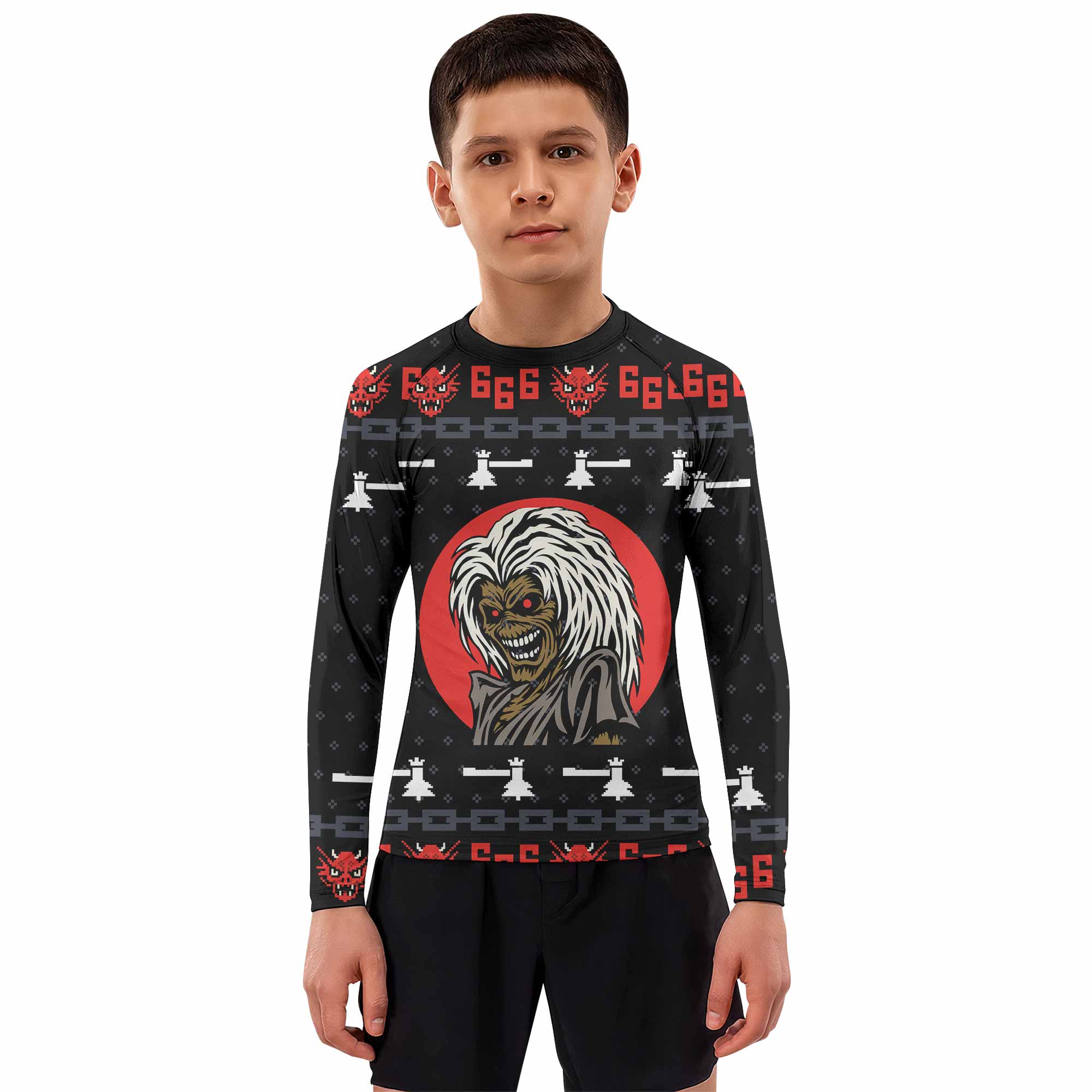Iron Maiden Kids Rash Guard