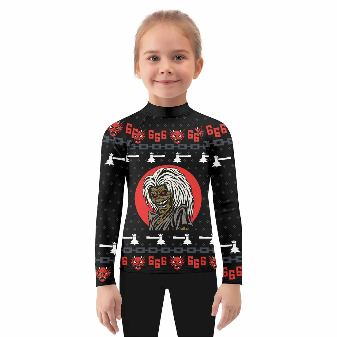 Iron Maiden Kids Rash Guard