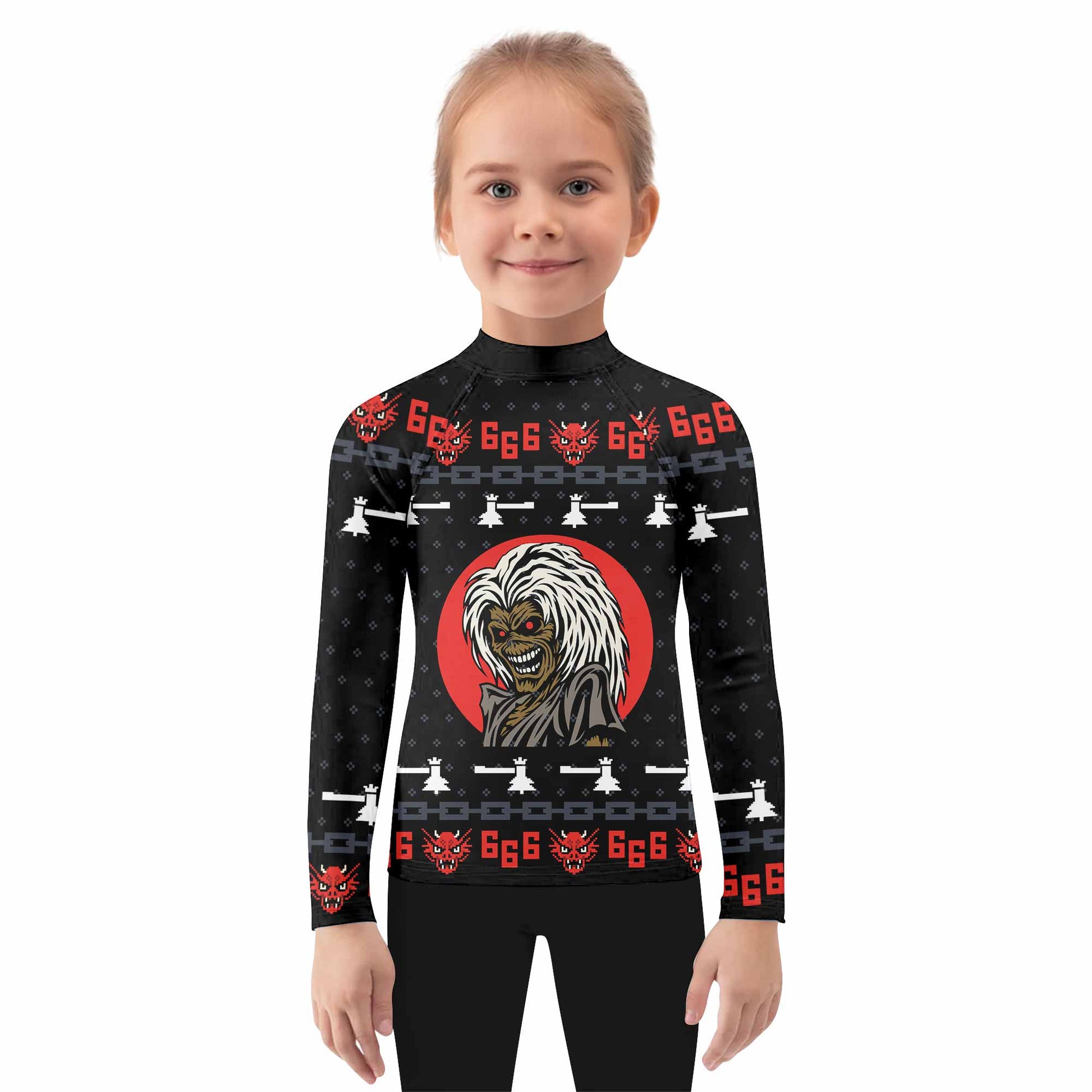 Iron Maiden Kids Rash Guard
