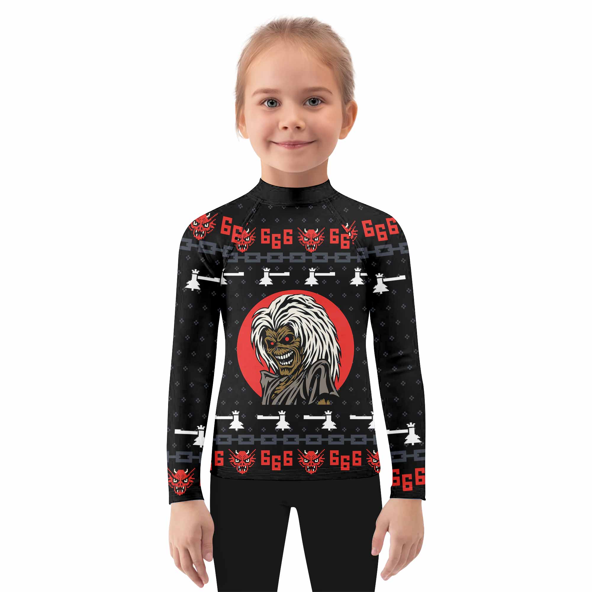 Iron Maiden Kids Rash Guard