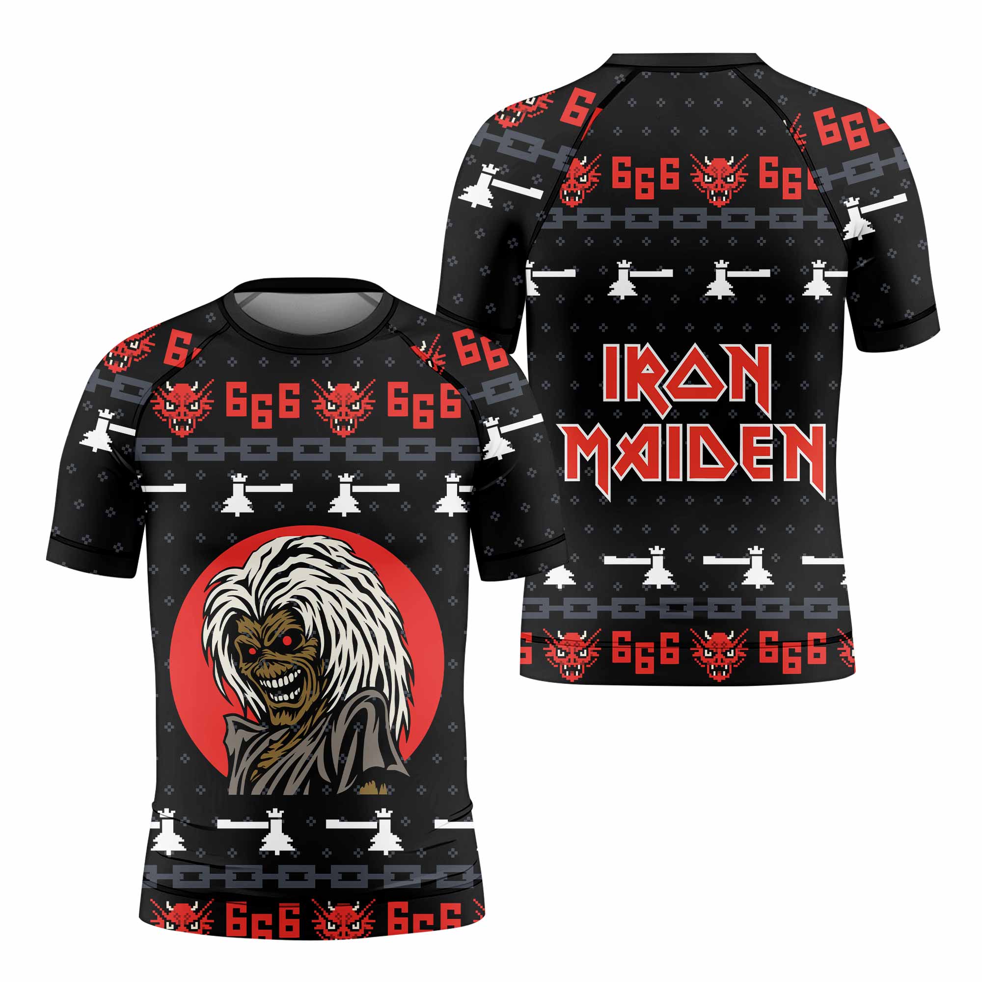 Iron Maiden Kids Rash Guard