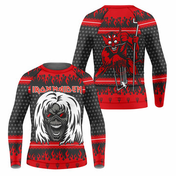 Iron Maiden Devil Kids Rash Guard