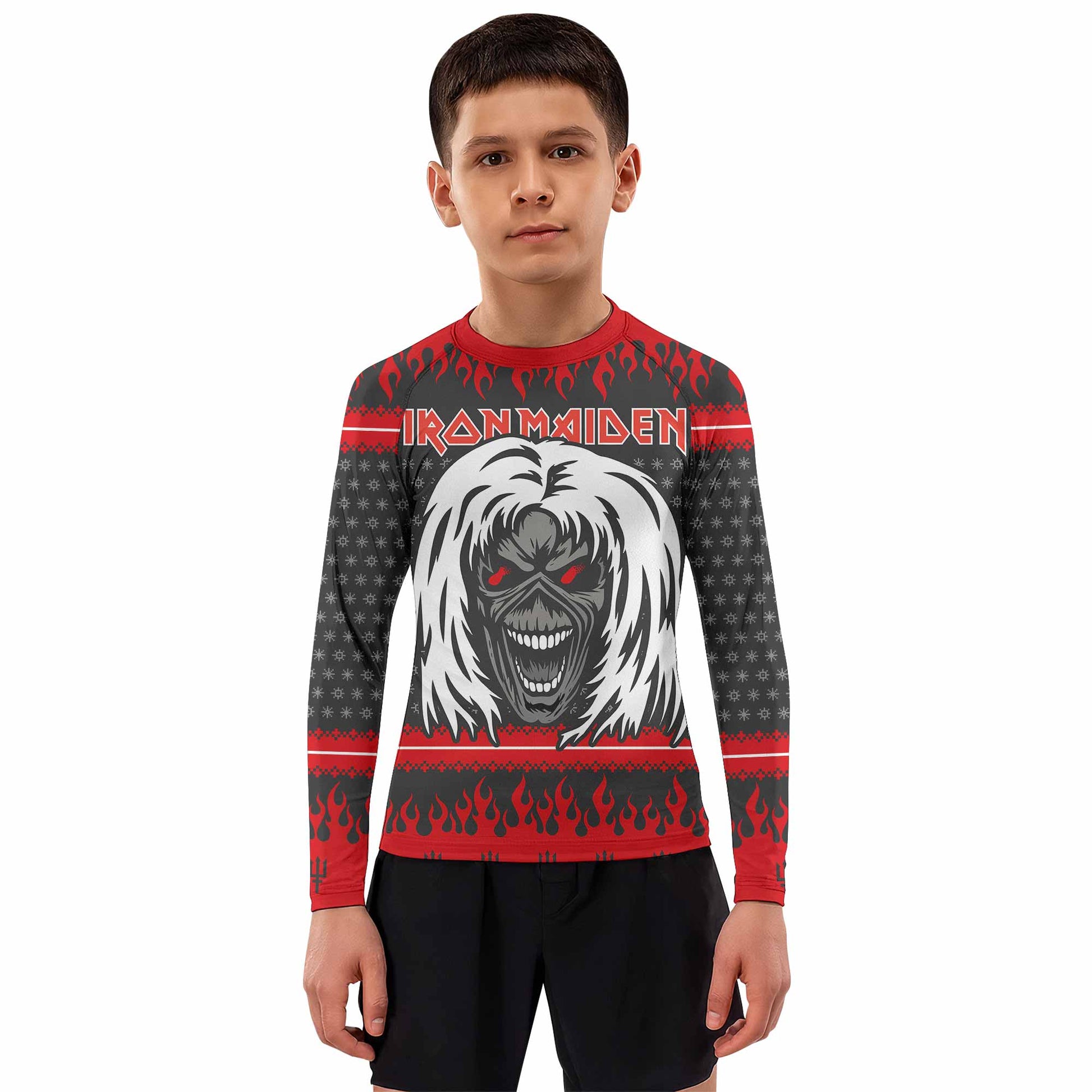 Iron Maiden Devil Kids Rash Guard