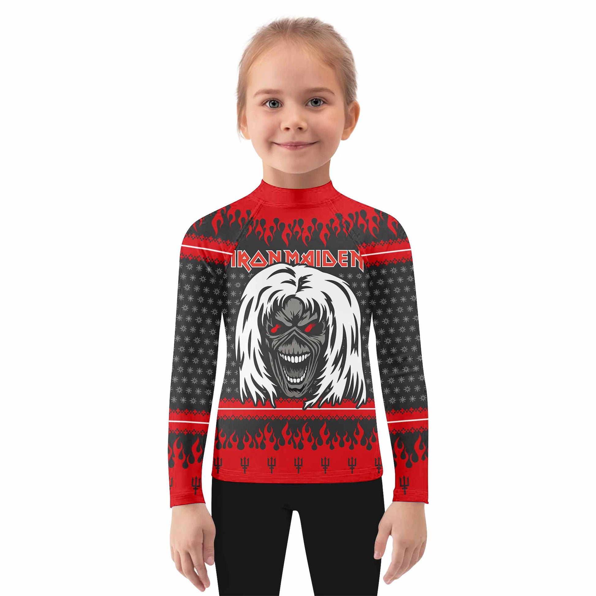 Iron Maiden Devil Kids Rash Guard