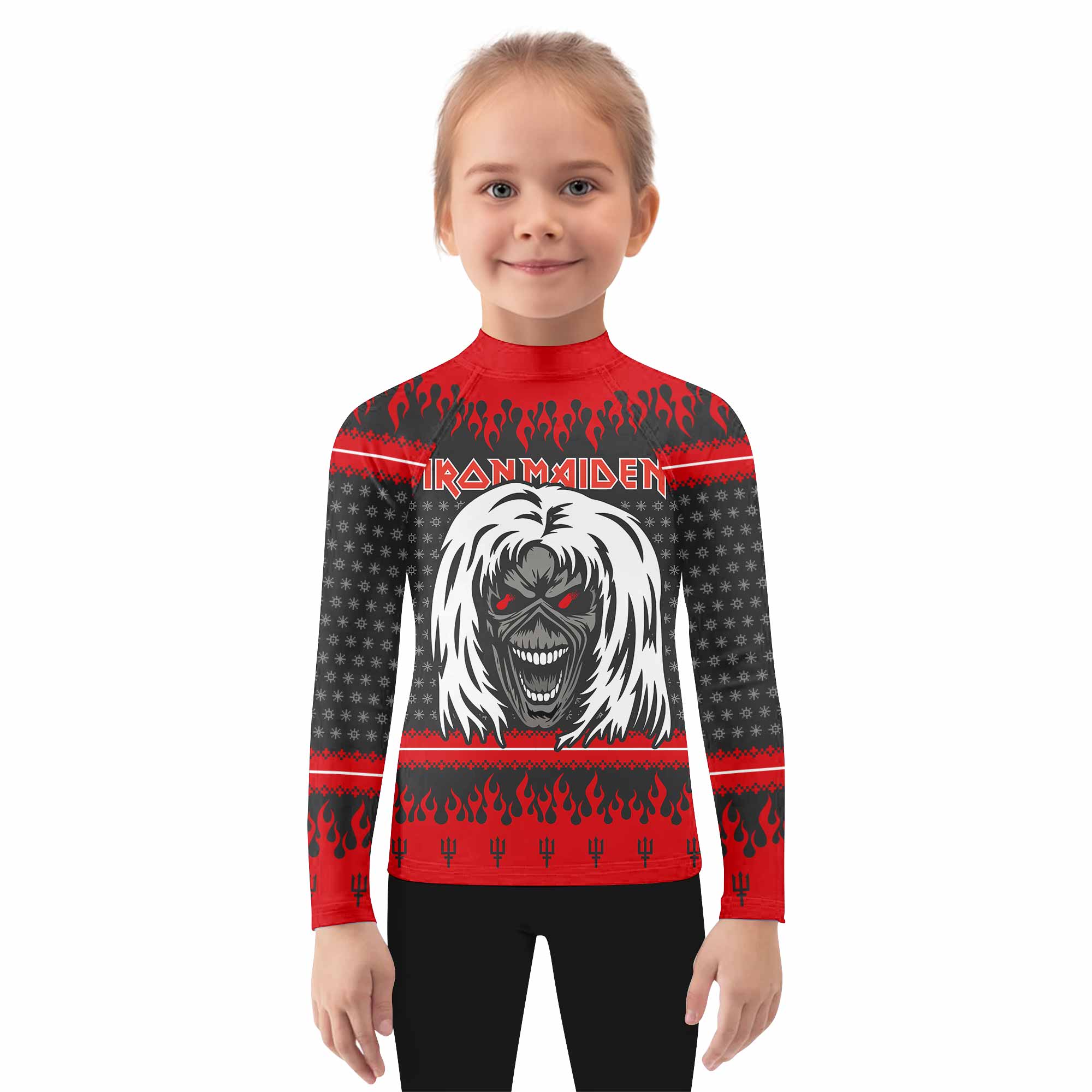 Iron Maiden Devil Kids Rash Guard