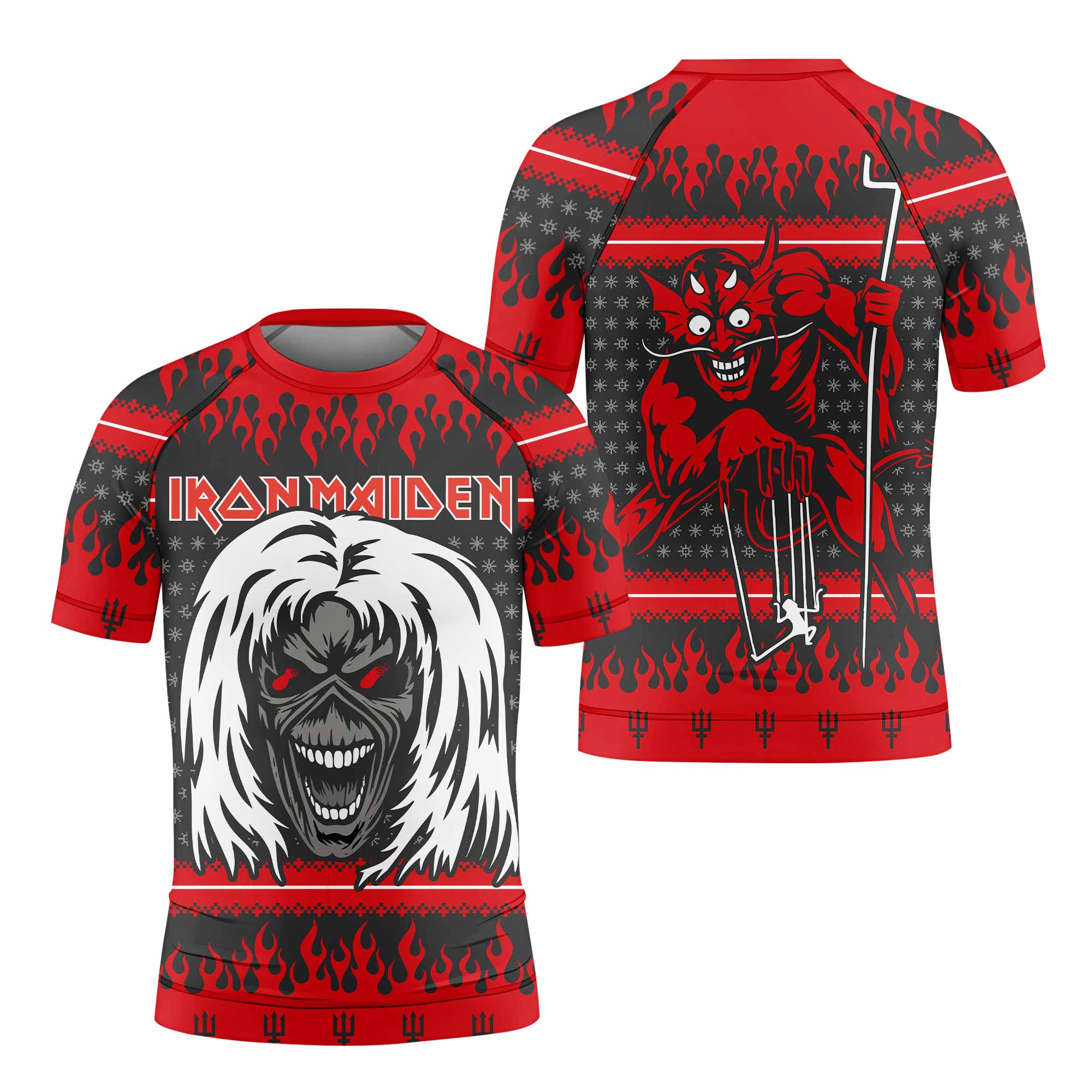 Iron Maiden Devil Kids Rash Guard