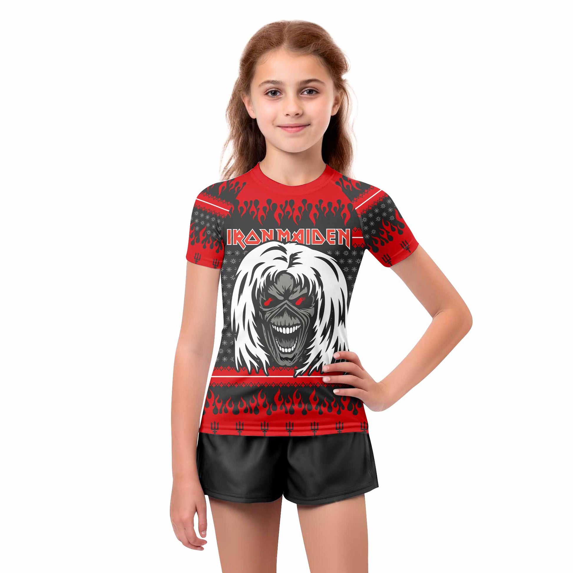 Iron Maiden Devil Kids Rash Guard