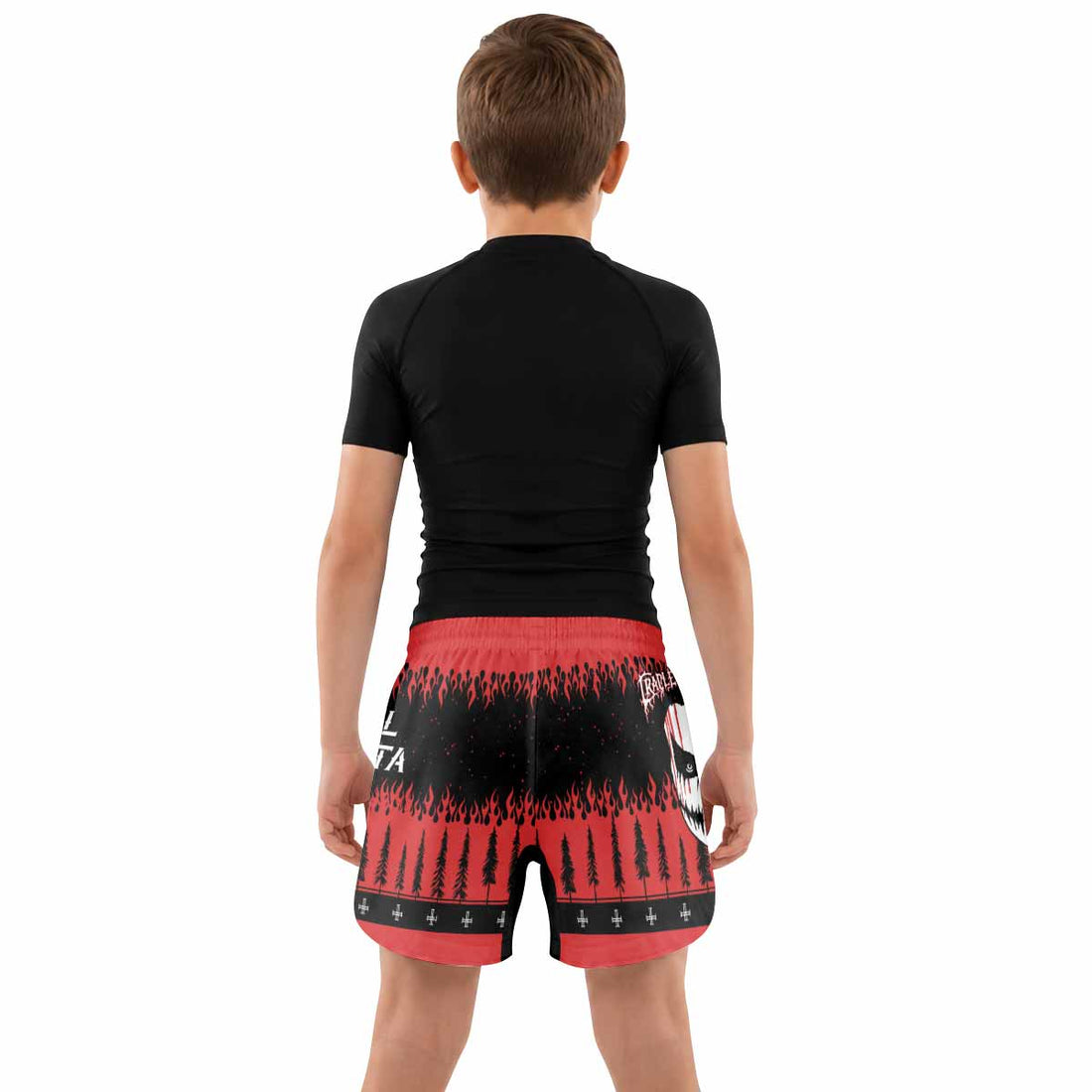 Cradle of Filth Hail Santa Kids Grappling Shorts - lifestyle