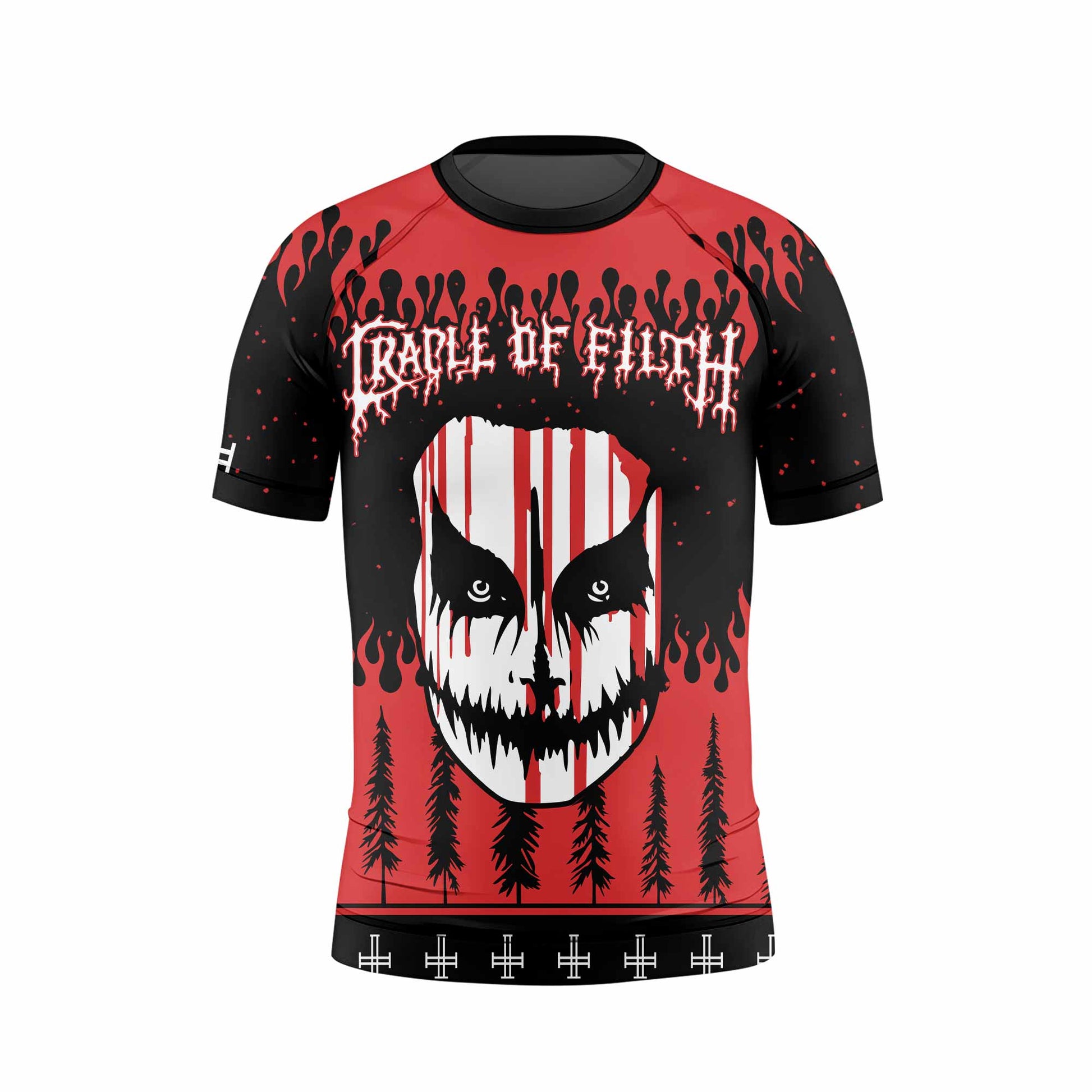 Cradle of Filth Hail Santa Kids Rash Guard