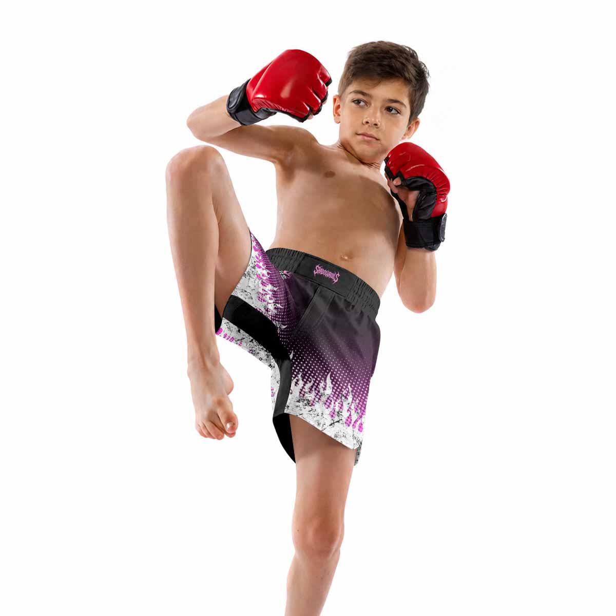 God's Will Be Done Kids Grappling Shorts - lifestyle