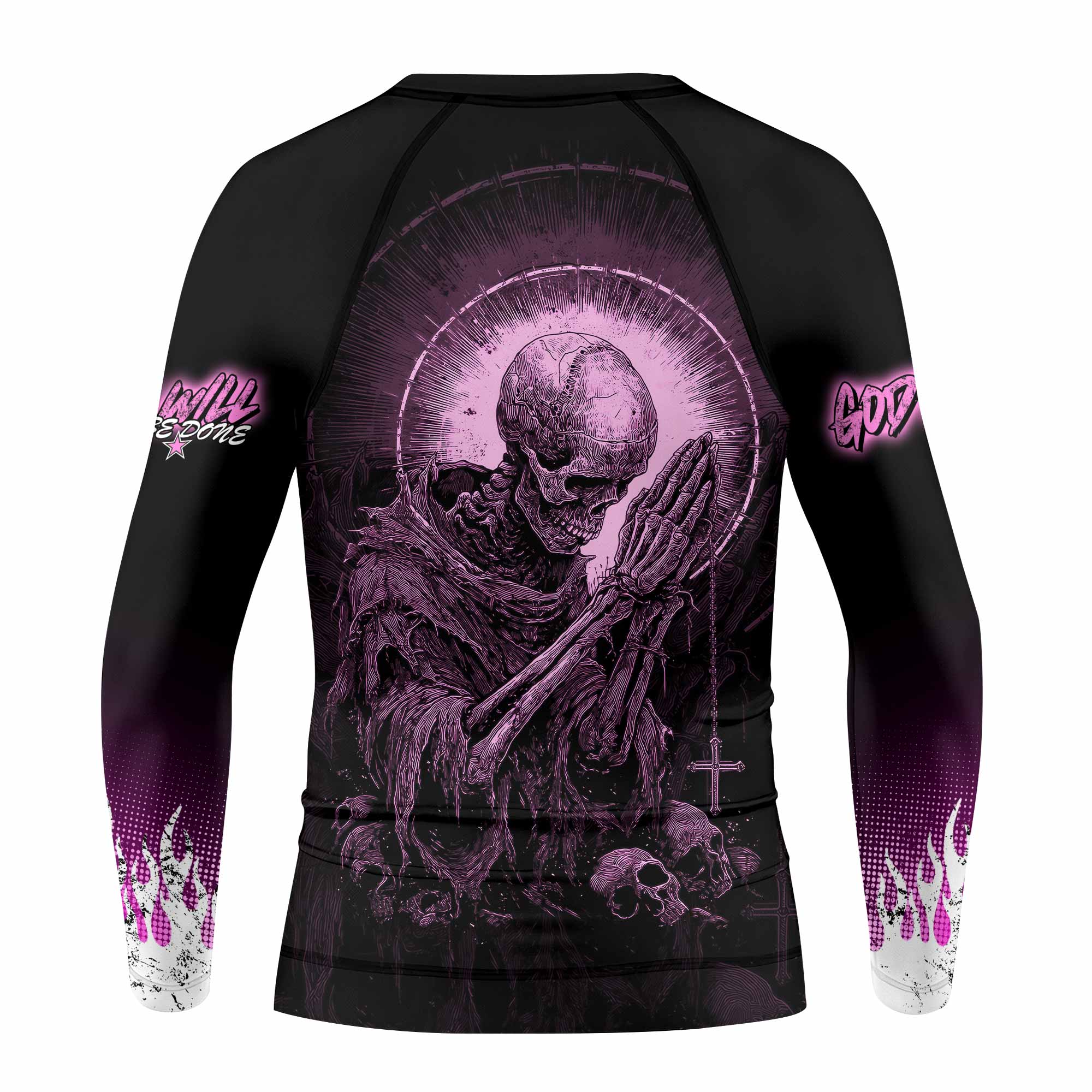 God's Will Be Done Kids Rash Guard