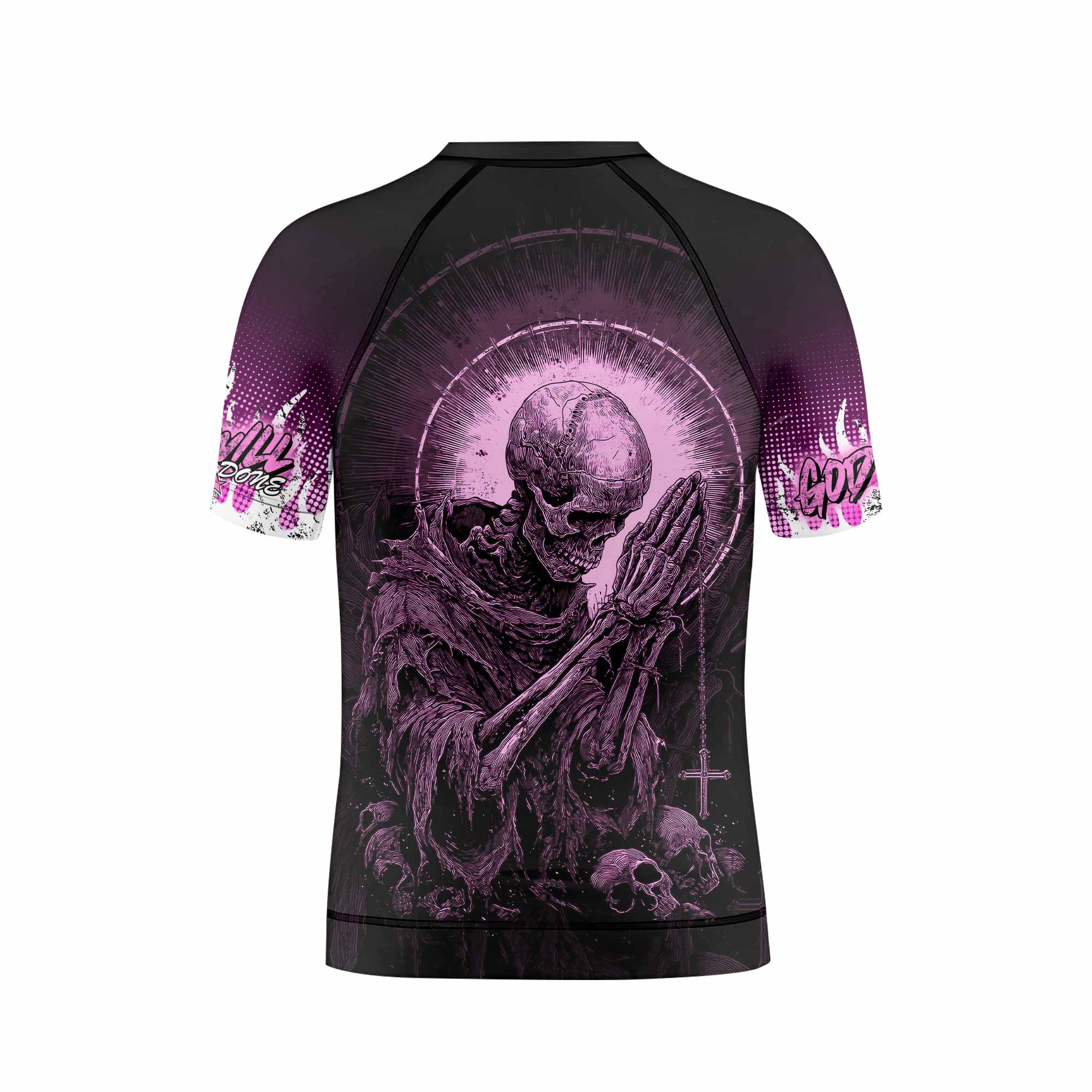 God's Will Be Done Kids Rash Guard