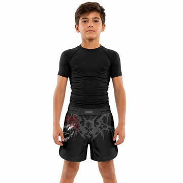 Declaration of War Kids Grappling Shorts - lifestyle