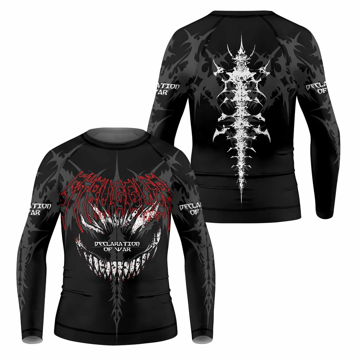 War Machine Rash Guard Declaration of War Kids Rash Guard – Athletic Kids Rash Guard – Shadow ...