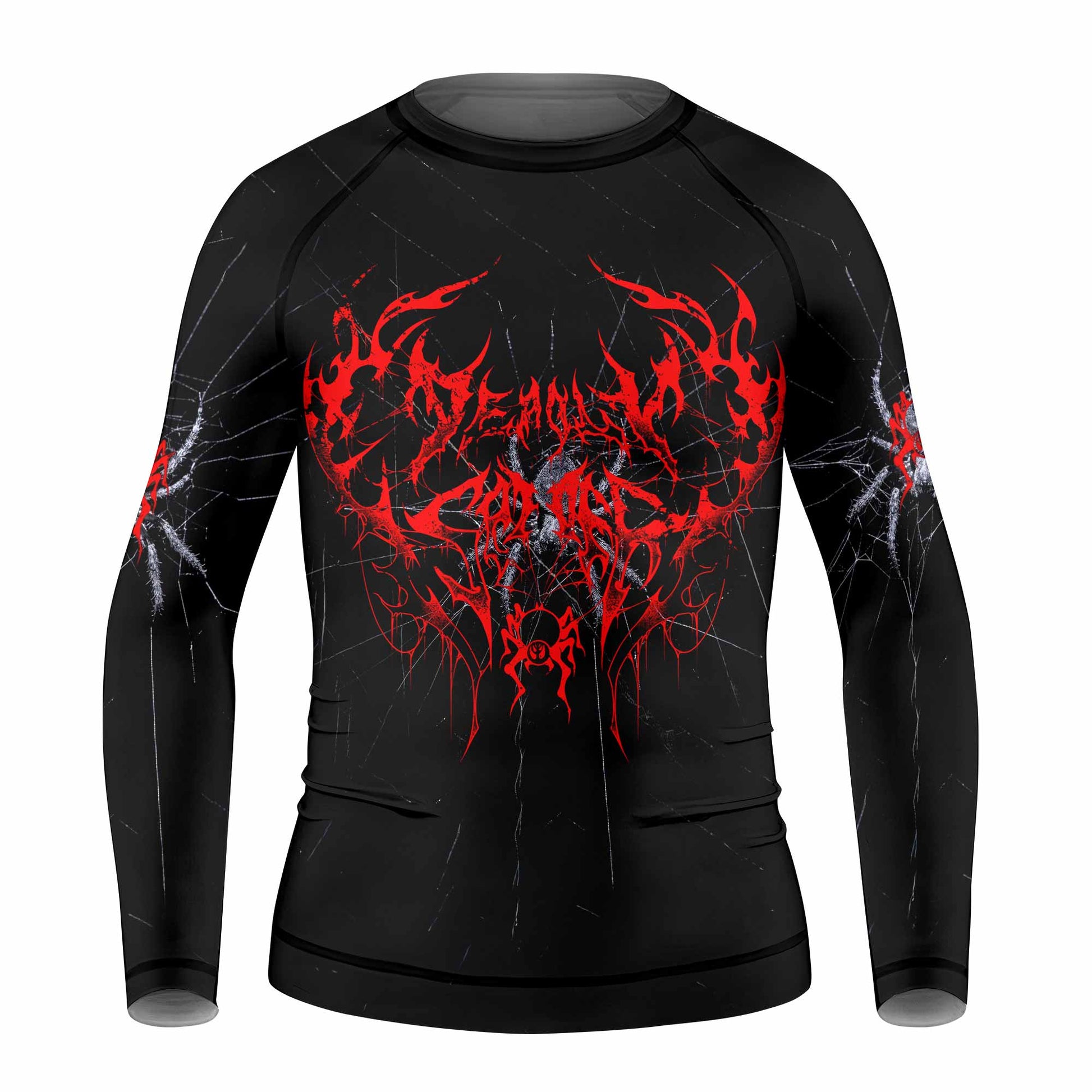Crimson Arachnid Metal Kids Rash Guard
