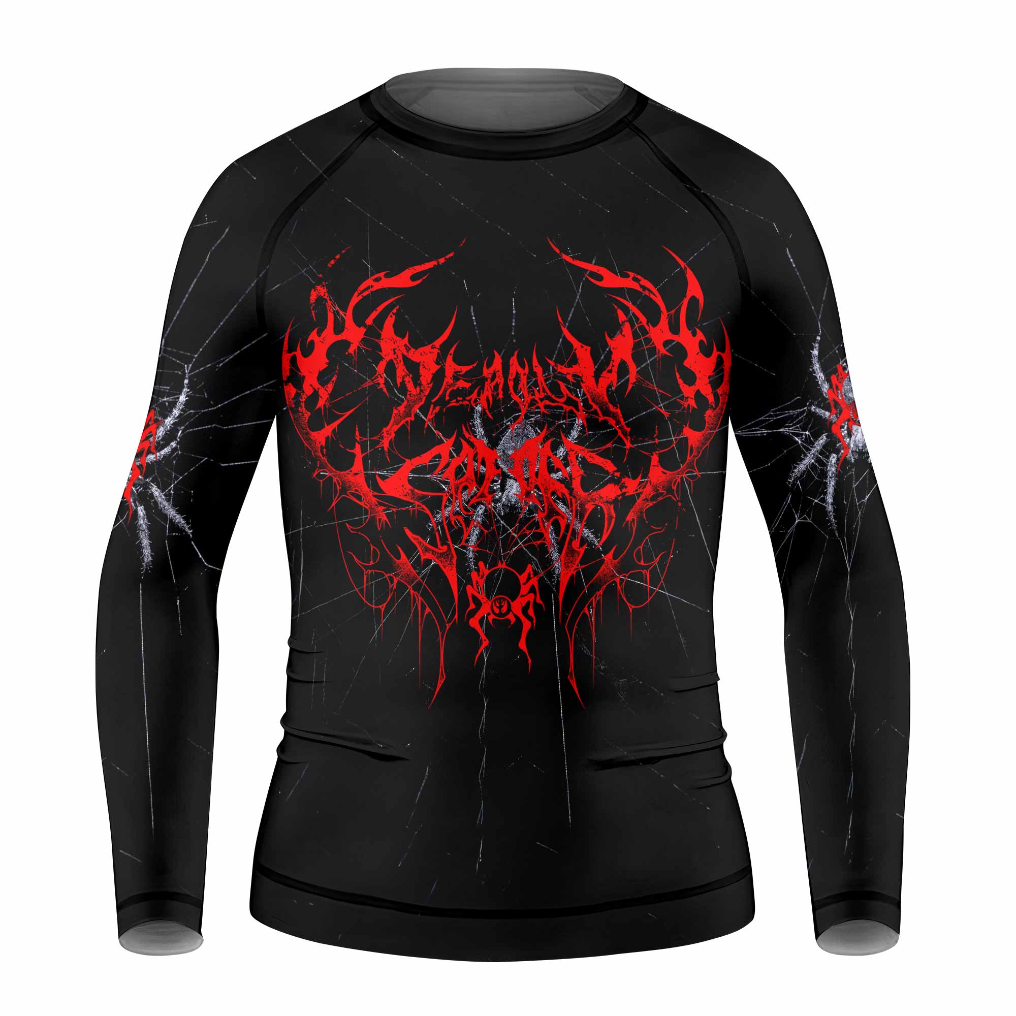 Crimson Arachnid Metal Kids Rash Guard