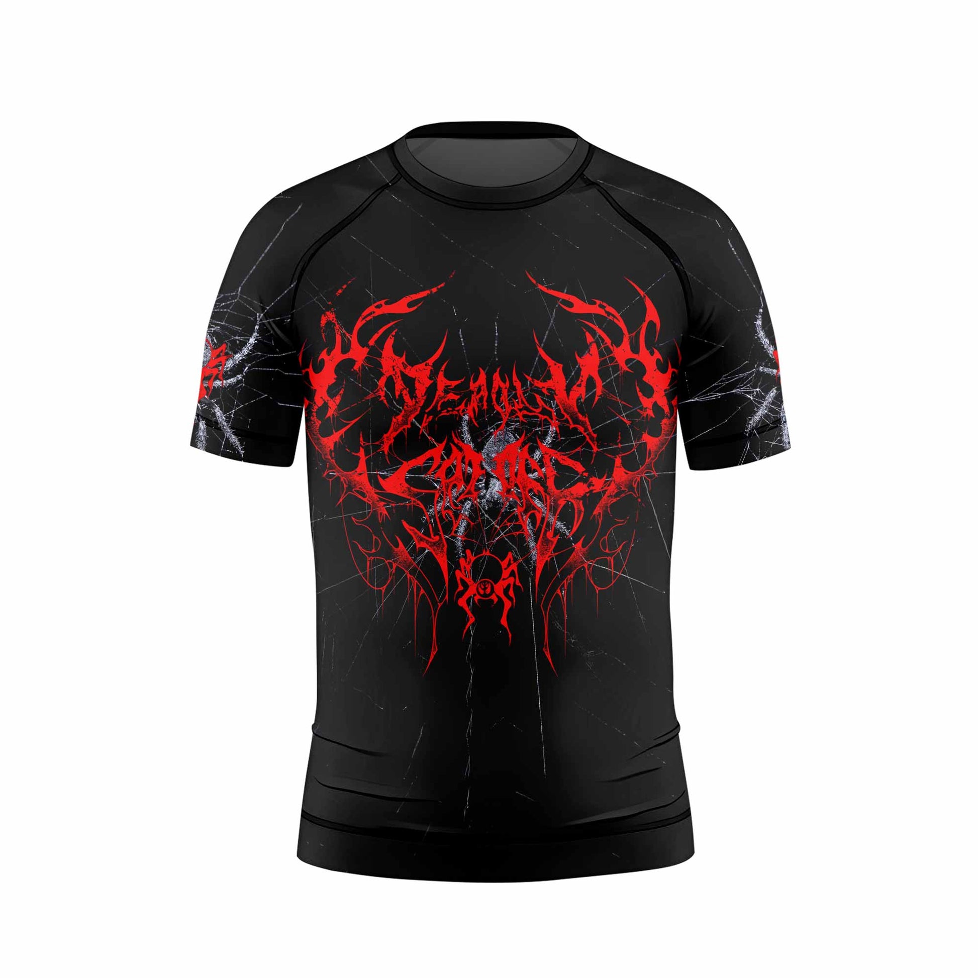 Crimson Arachnid Metal Kids Rash Guard