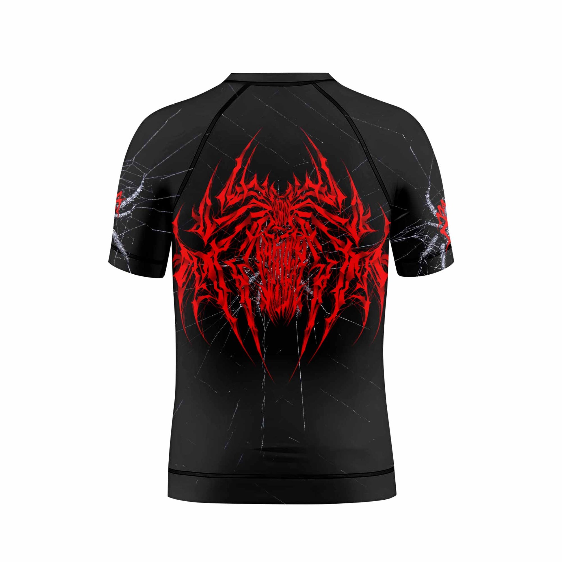Crimson Arachnid Metal Kids Rash Guard