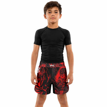 Berserk Guts Kids Grappling Shorts - lifestyle