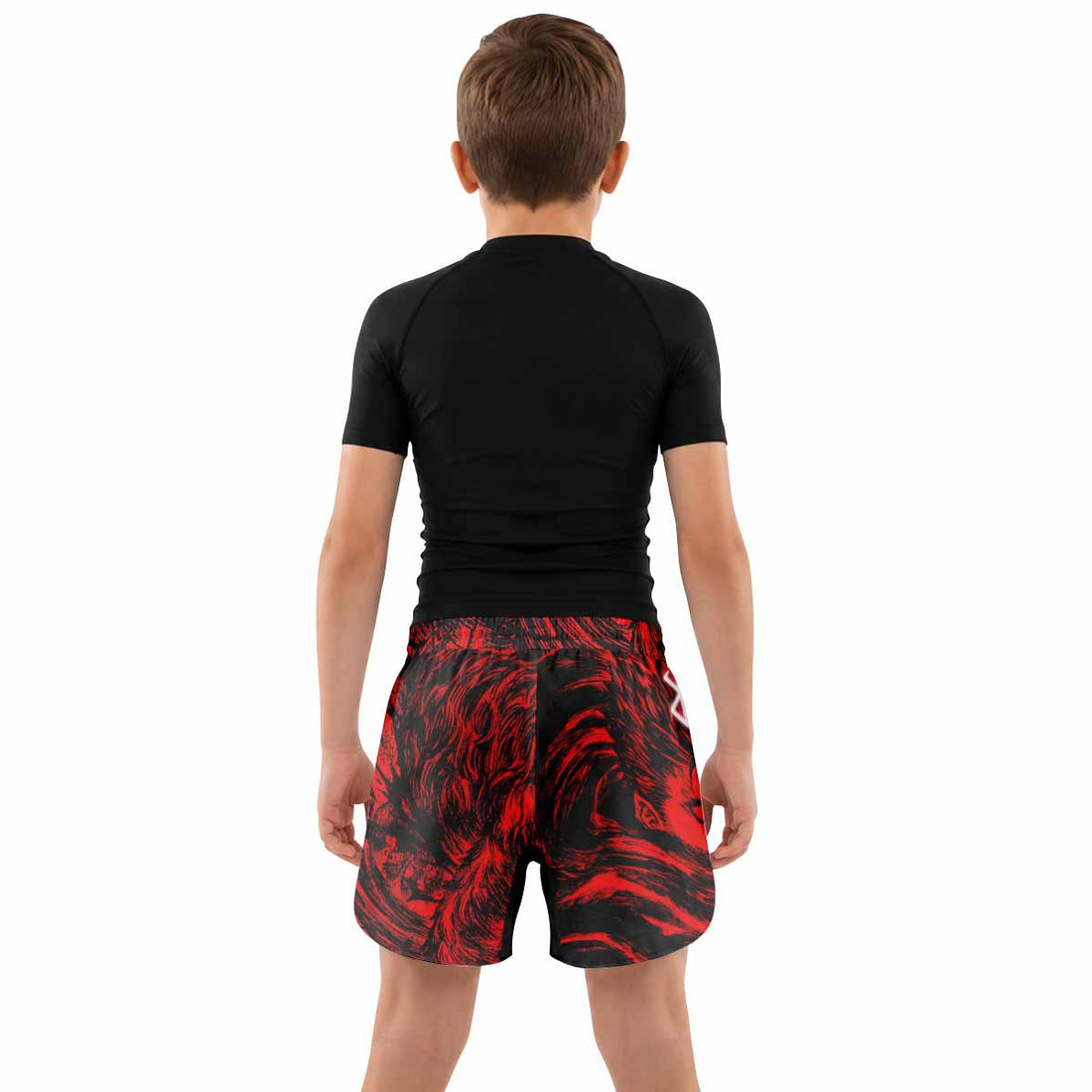 Berserk Guts Kids Grappling Shorts - lifestyle