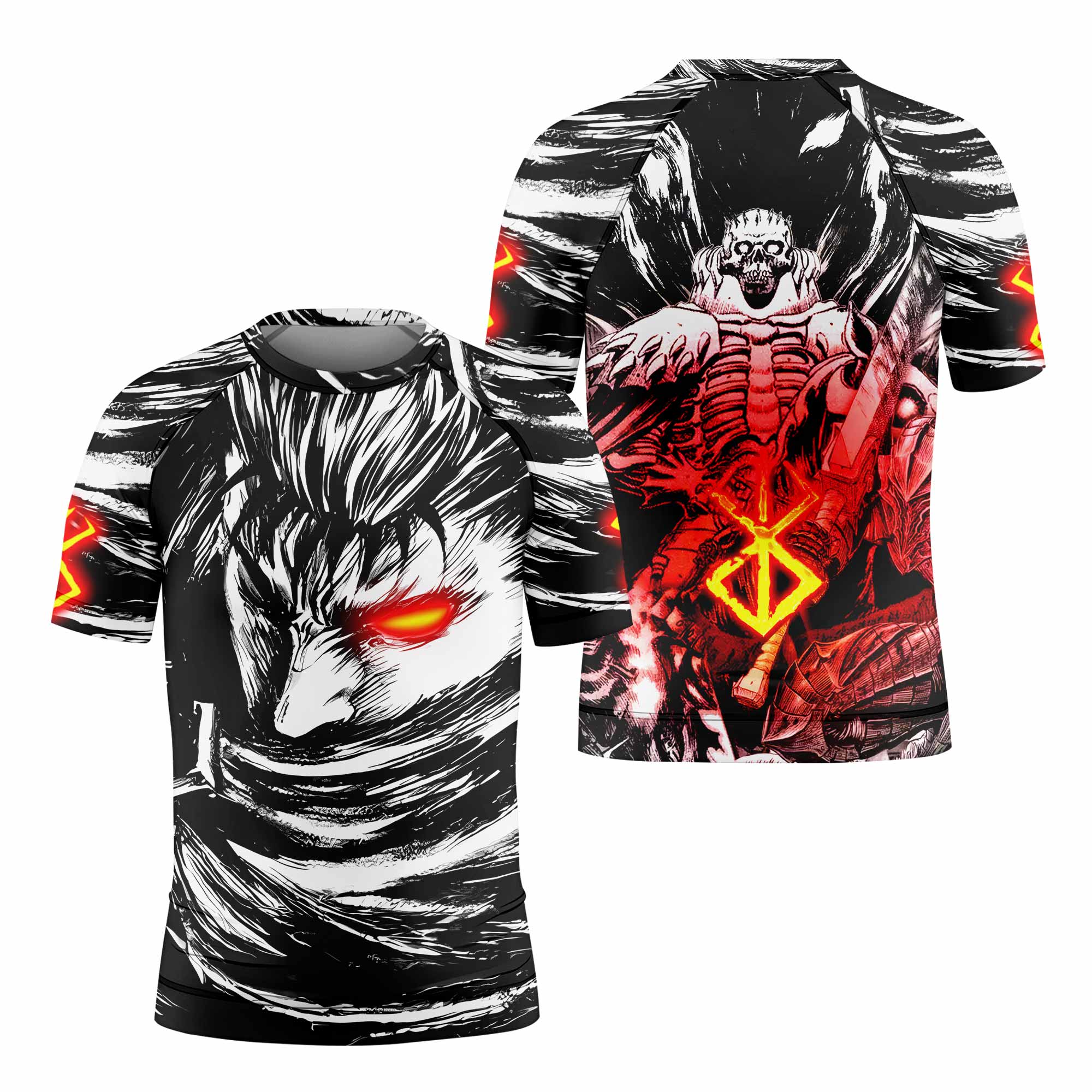 Black Swordsman Berserk Kids Rash Guard