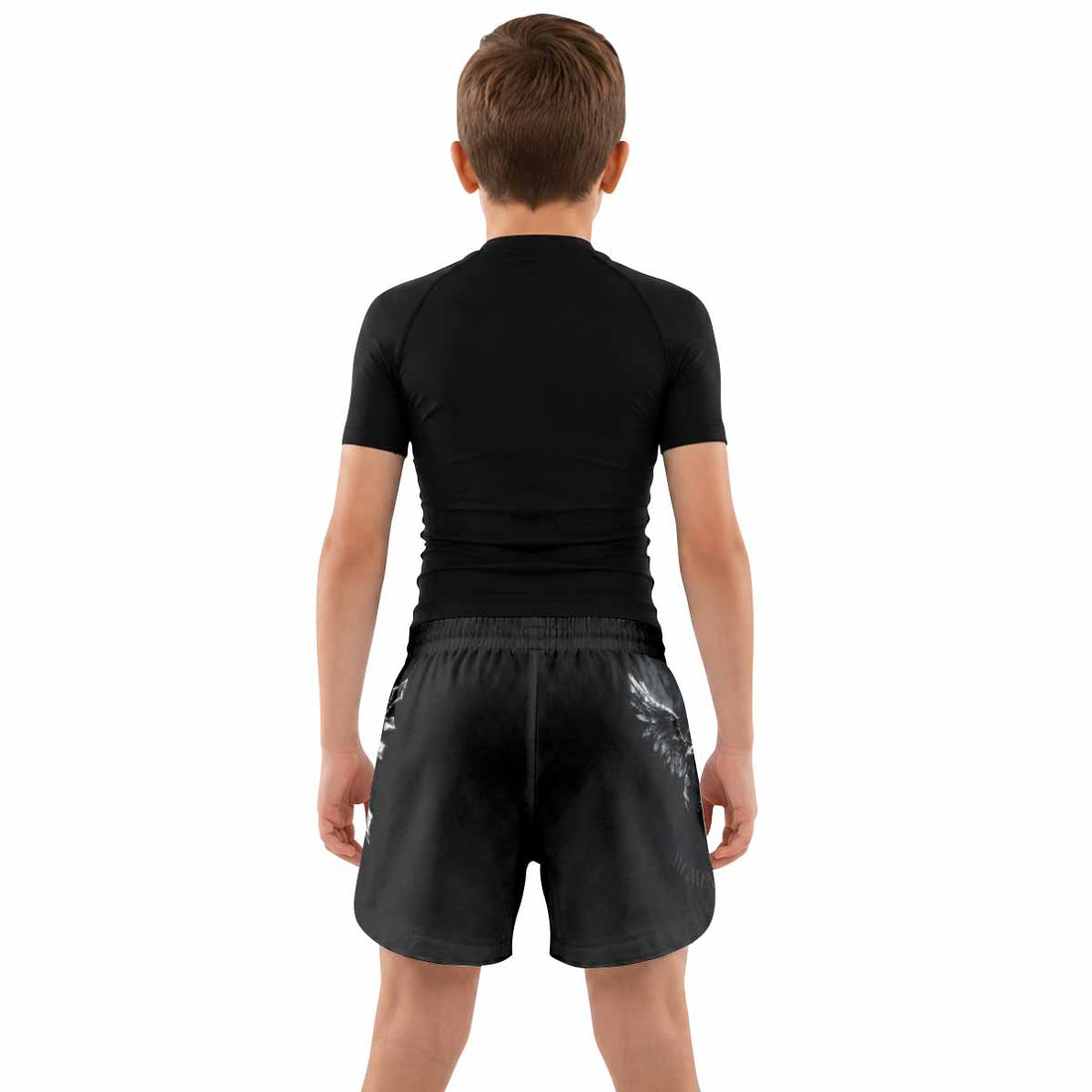 Memento Mori Kids Grappling Shorts - lifestyle