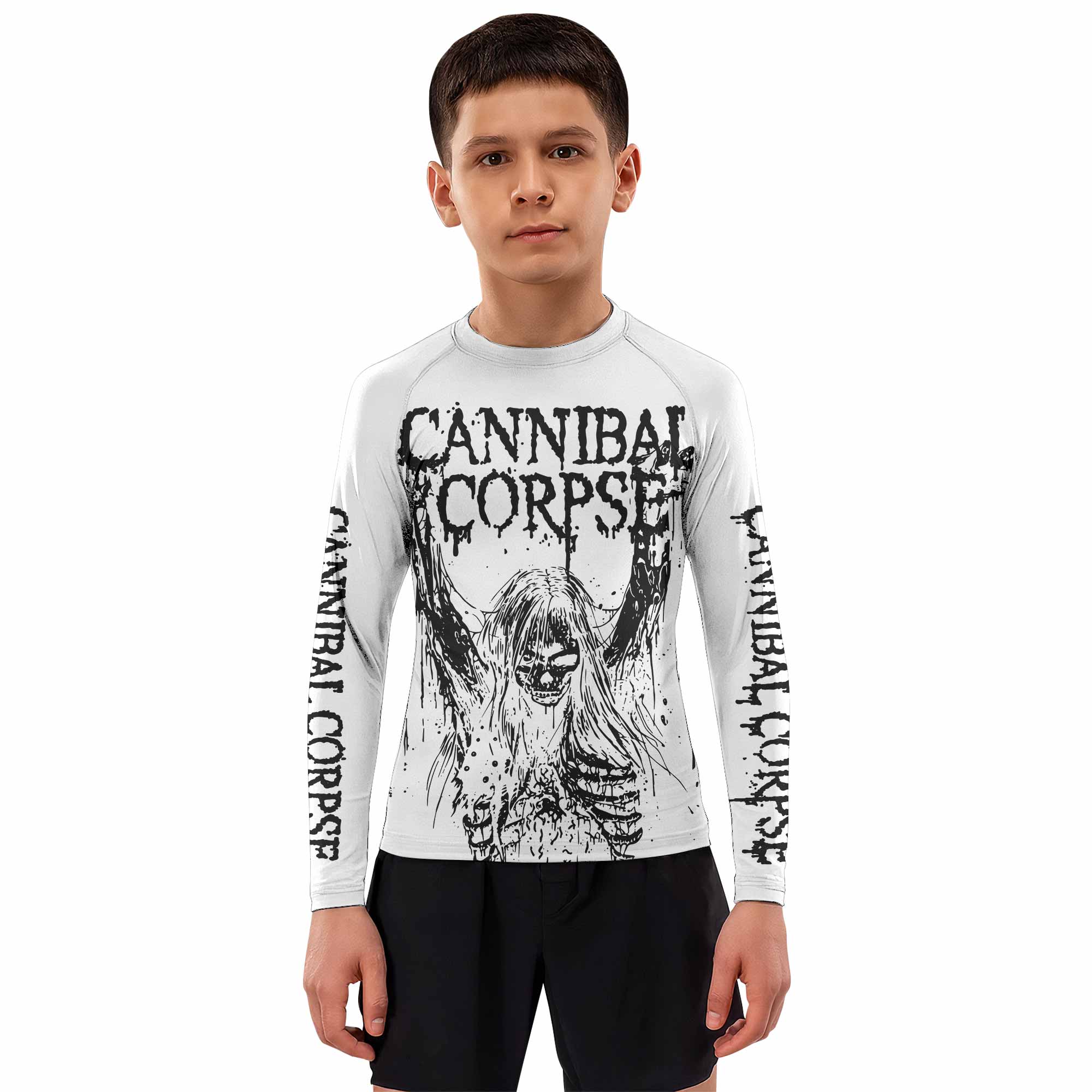 Cannibal Corpse Kids Rash Guard