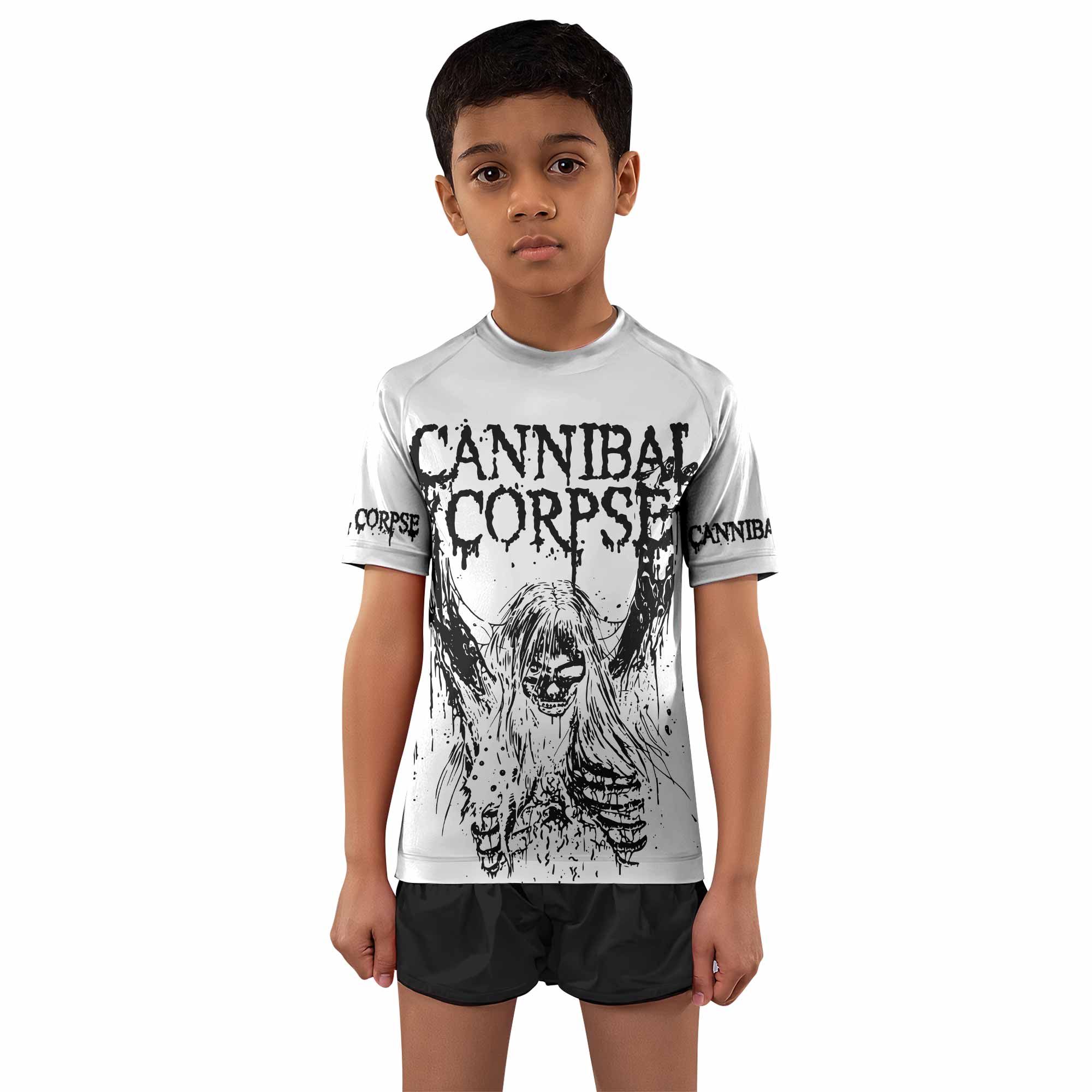 Cannibal Corpse Kids Rash Guard