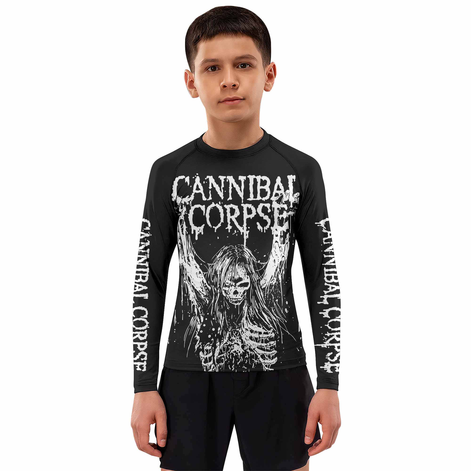 Cannibal Corpse Kids Rash Guard