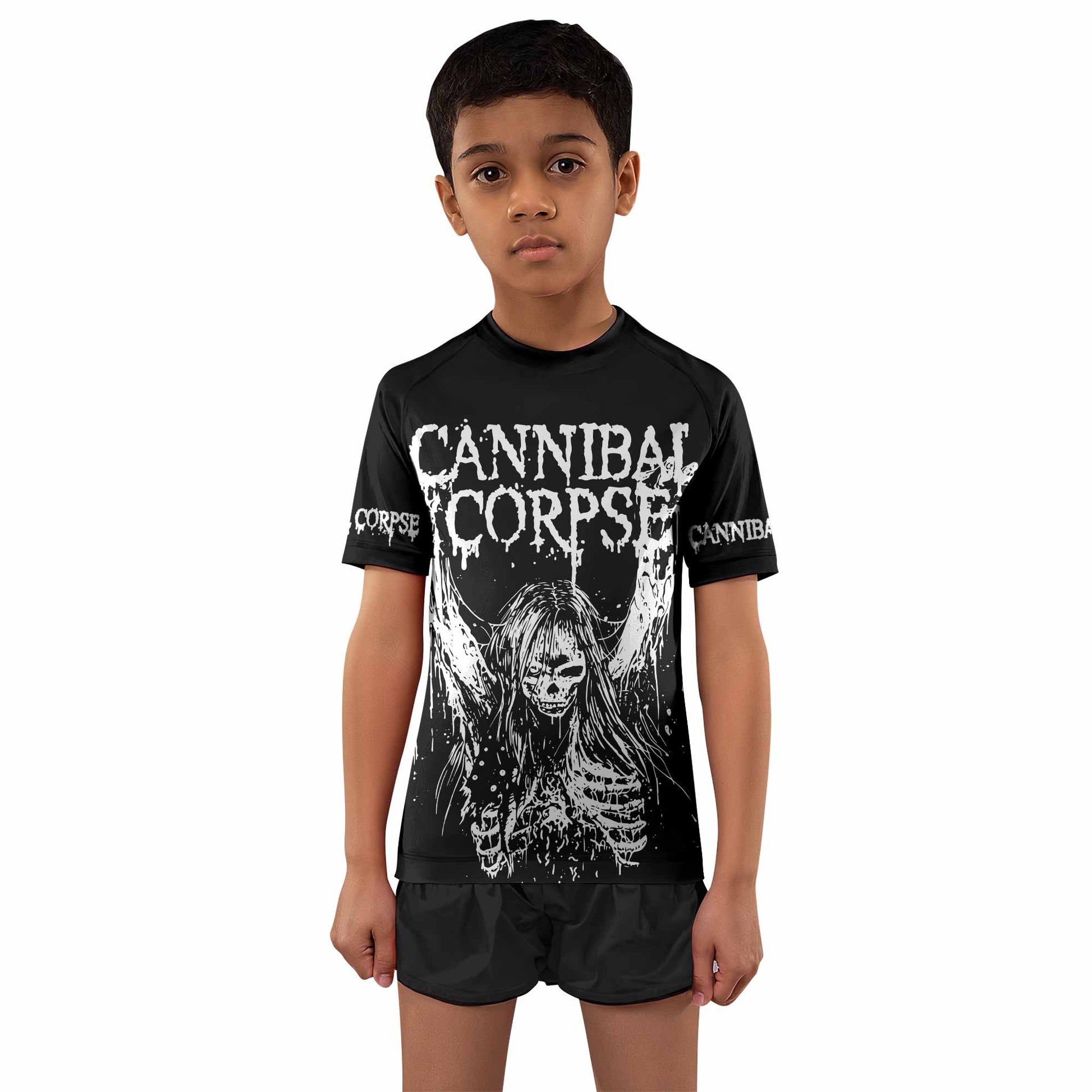 Cannibal Corpse Kids Rash Guard