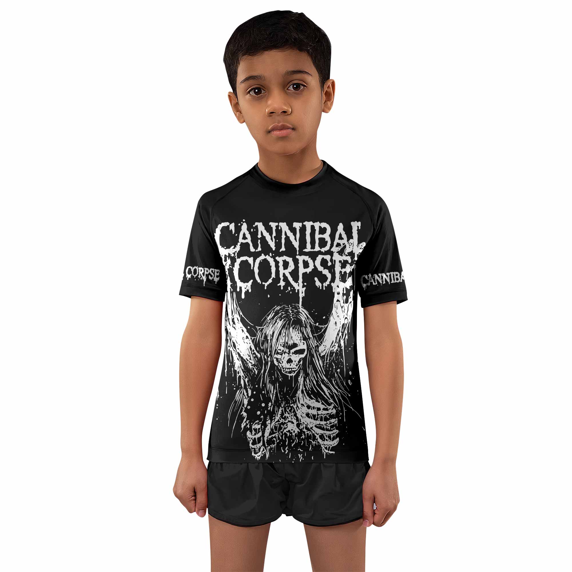 Cannibal Corpse Kids Rash Guard