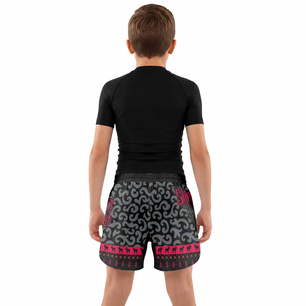 Slipknot Maggots Kids Grappling Shorts - lifestyle