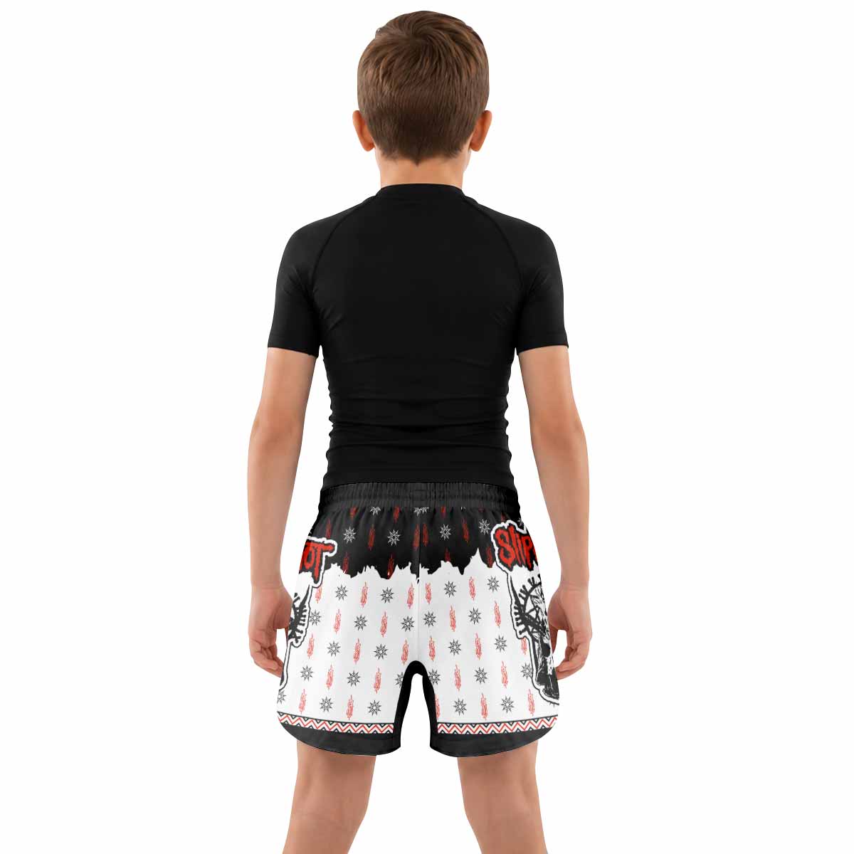 Slipknot Infernal Goat Kids Grappling Shorts - lifestyle