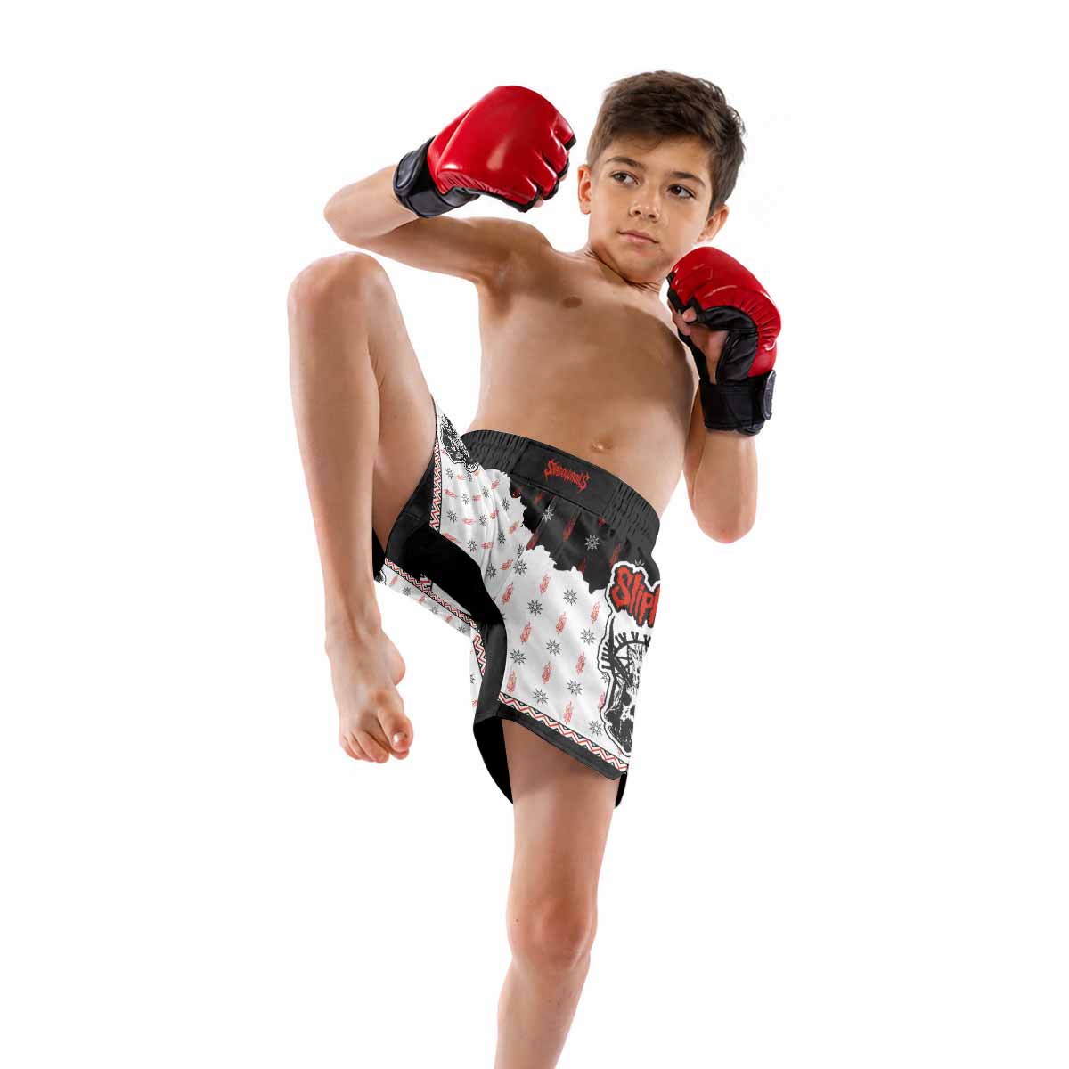 Slipknot Infernal Goat Kids Grappling Shorts - lifestyle