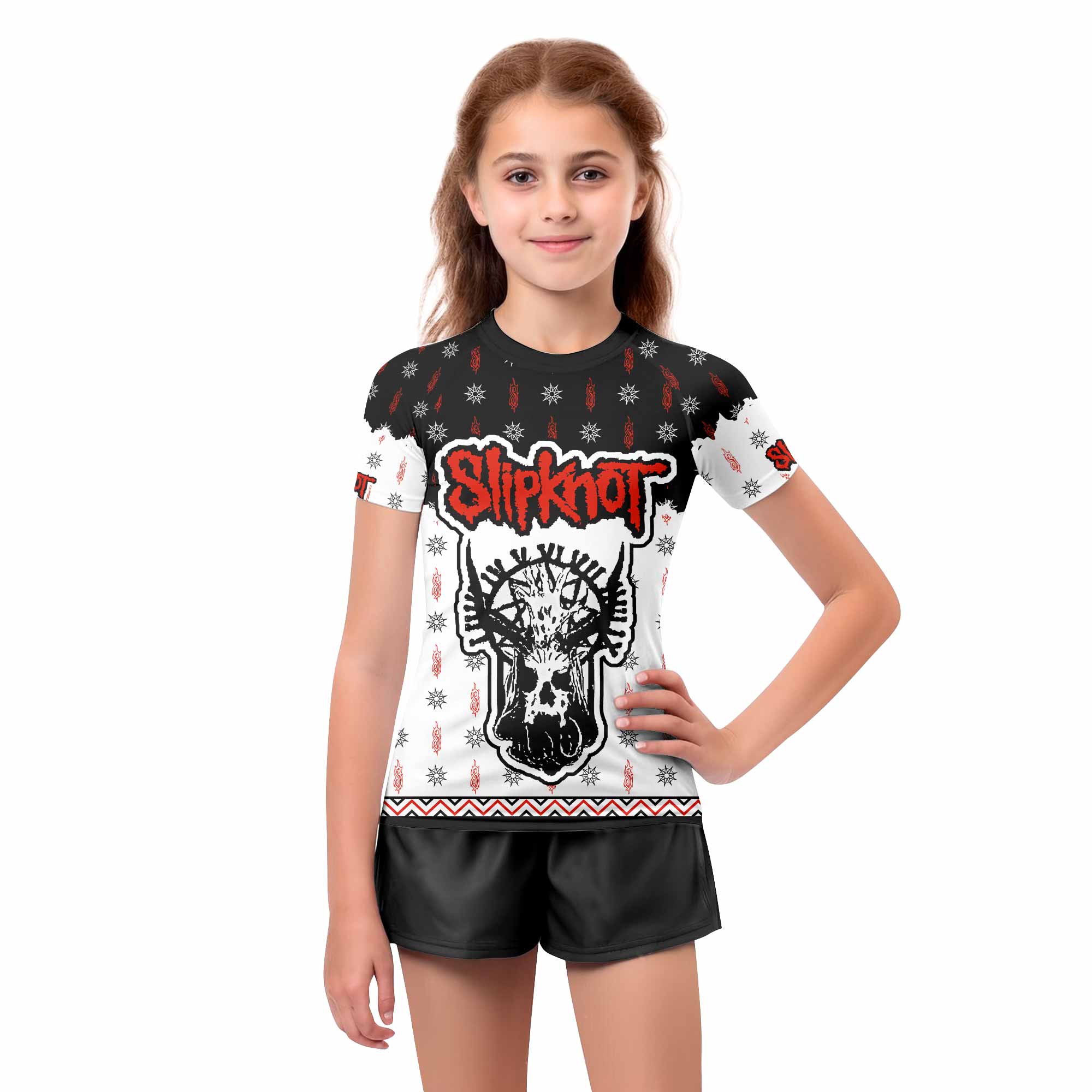 Slipknot Infernal Goat Kids Rash Guard