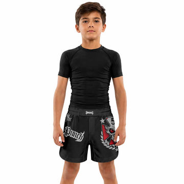 Death Punch Kids Grappling Shorts - lifestyle