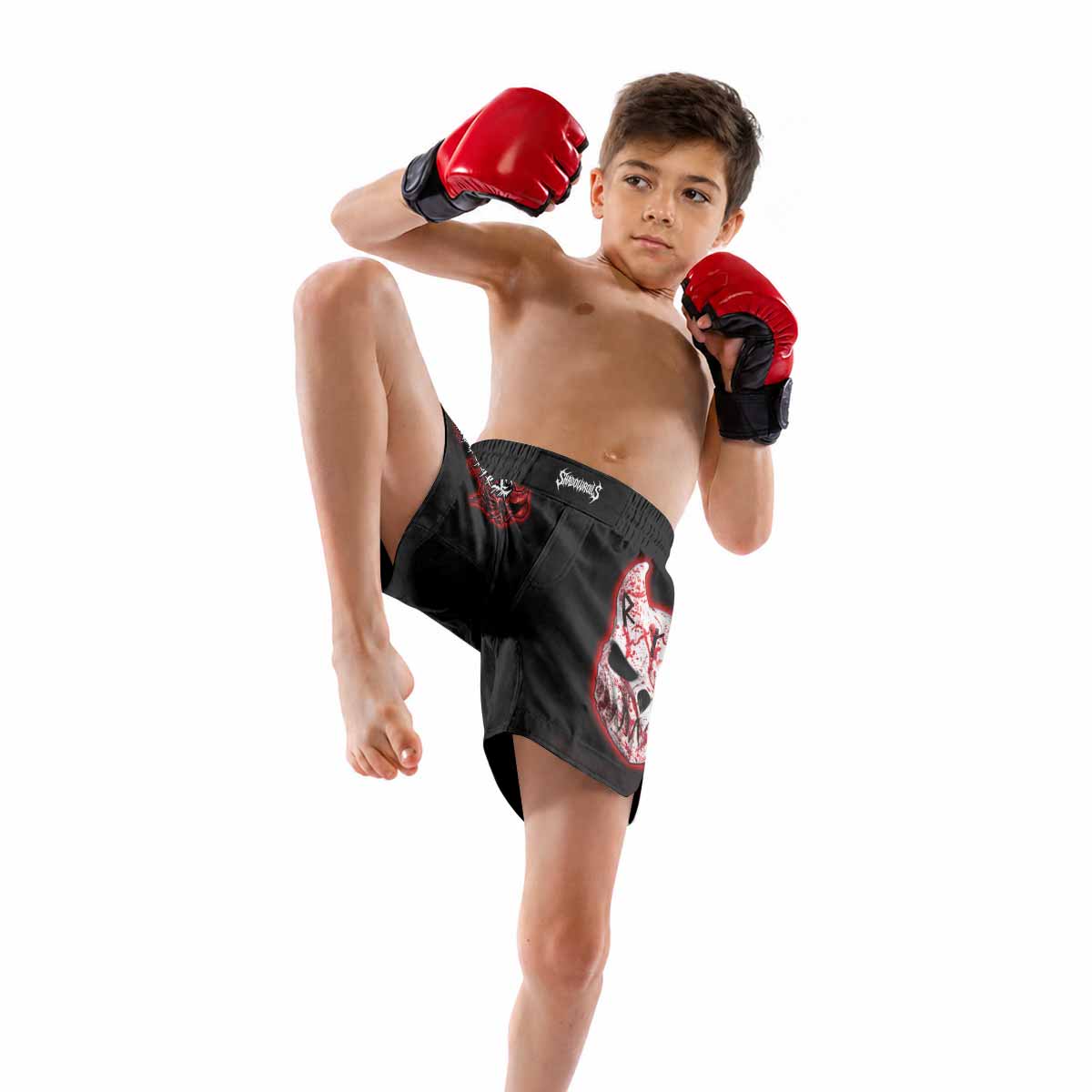 Slaughter to Prevail Kids Grappling Shorts - lifestyle