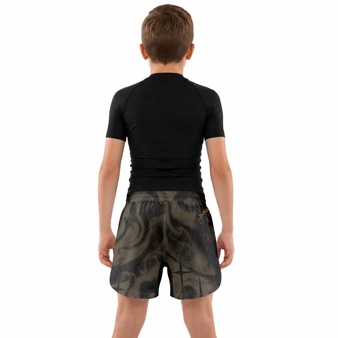 Live for Him Kids Grappling Shorts - lifestyle