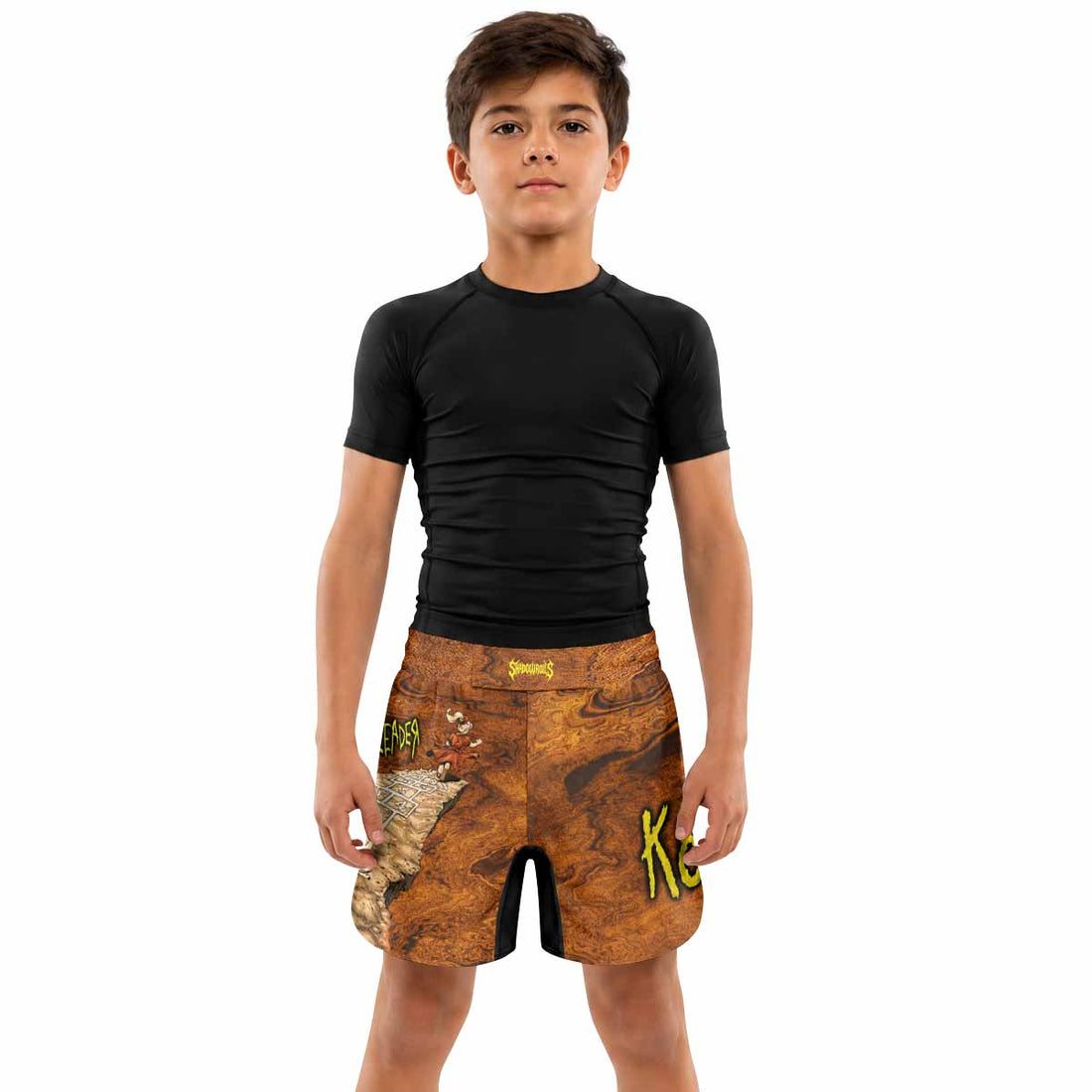 Follow the Leader Korn Kids Grappling Shorts - lifestyle