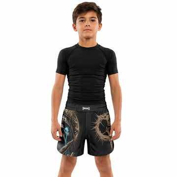 Tears Of Christ Kids Grappling Shorts - lifestyle