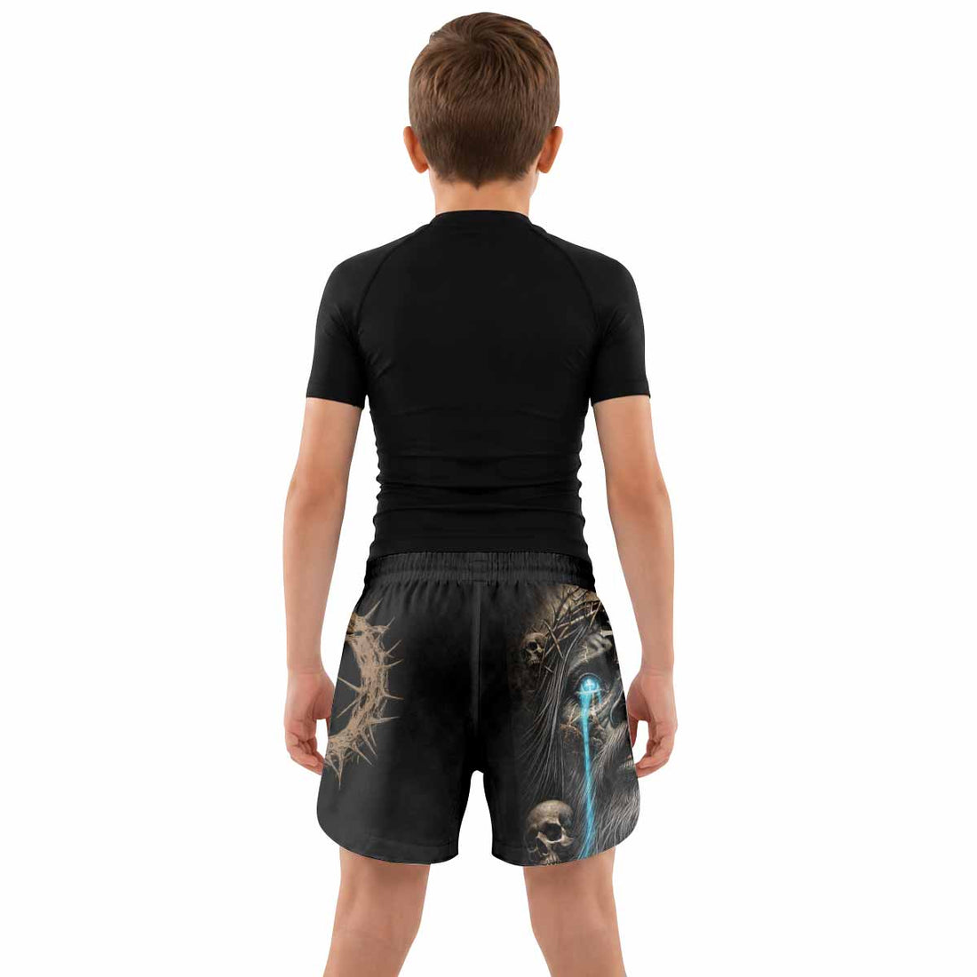 Tears Of Christ Kids Grappling Shorts - lifestyle